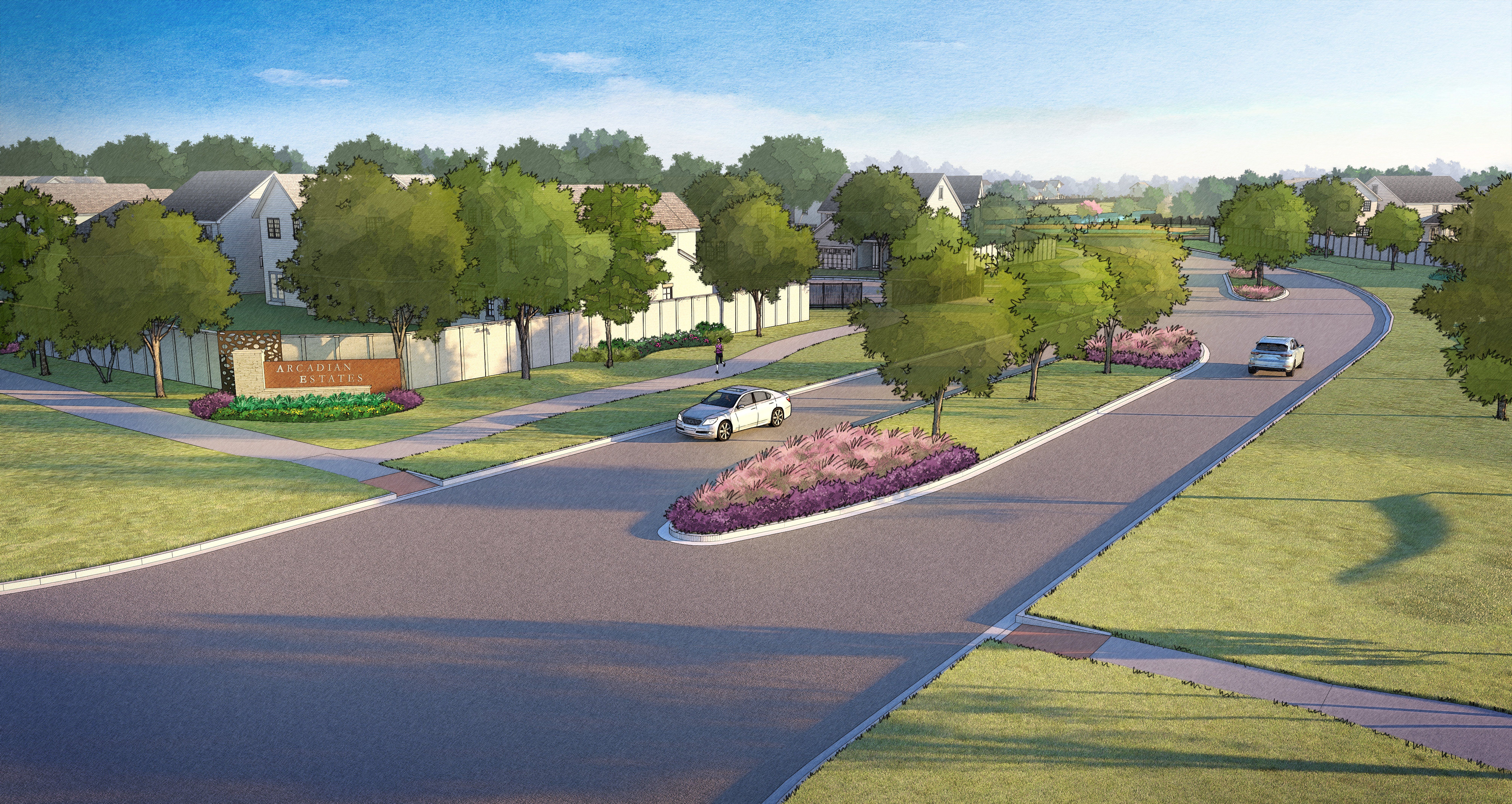 Arcadian Estates Entry