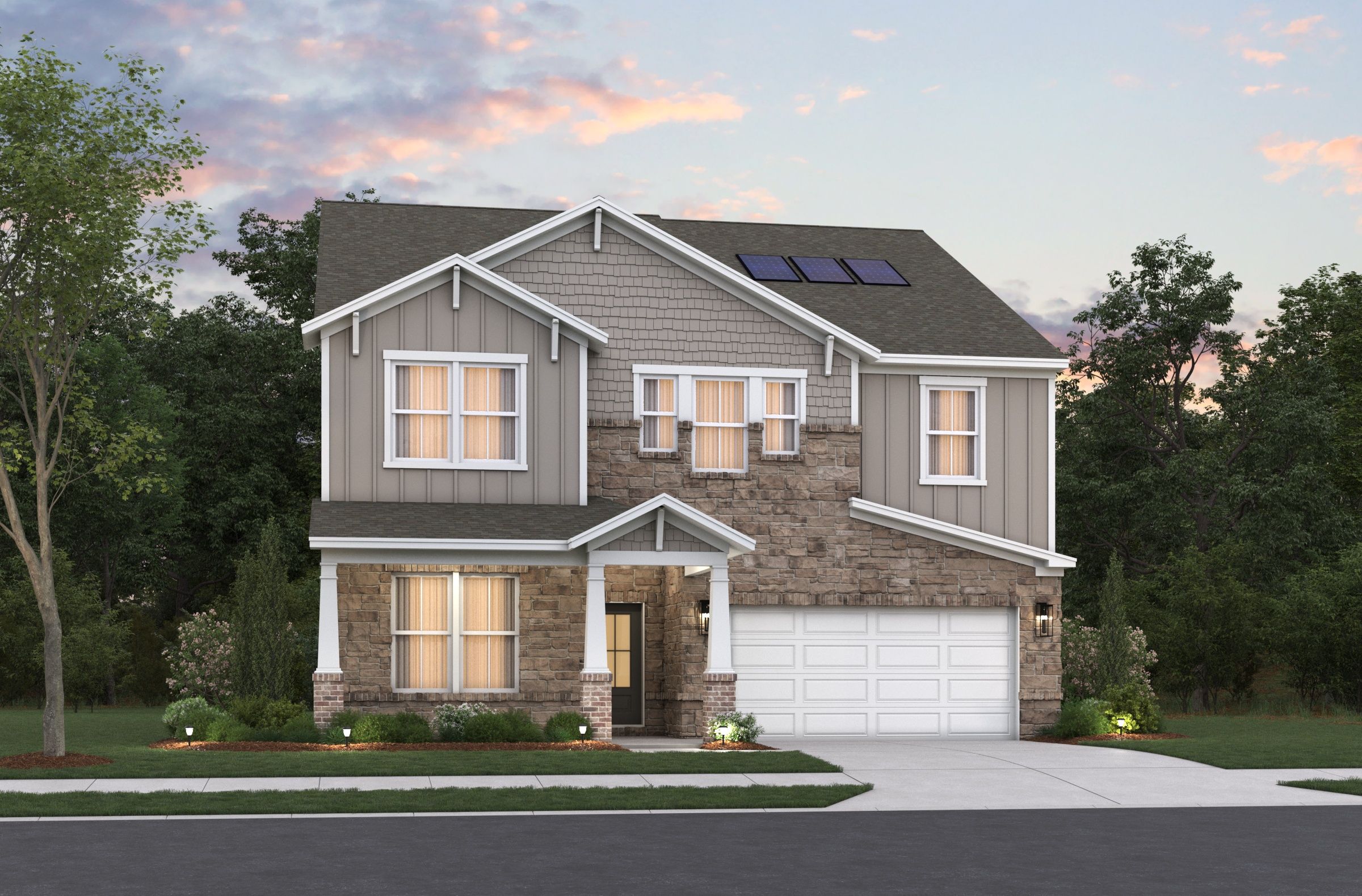 Tucker II Arts and Crafts Elevation