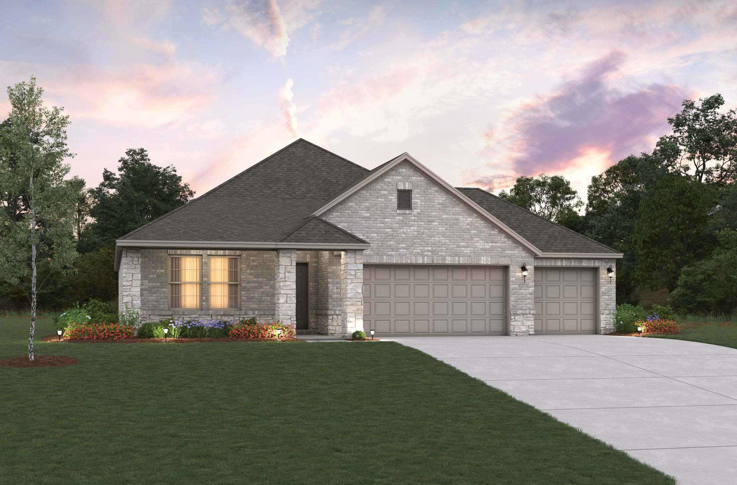 French Country B Elevation