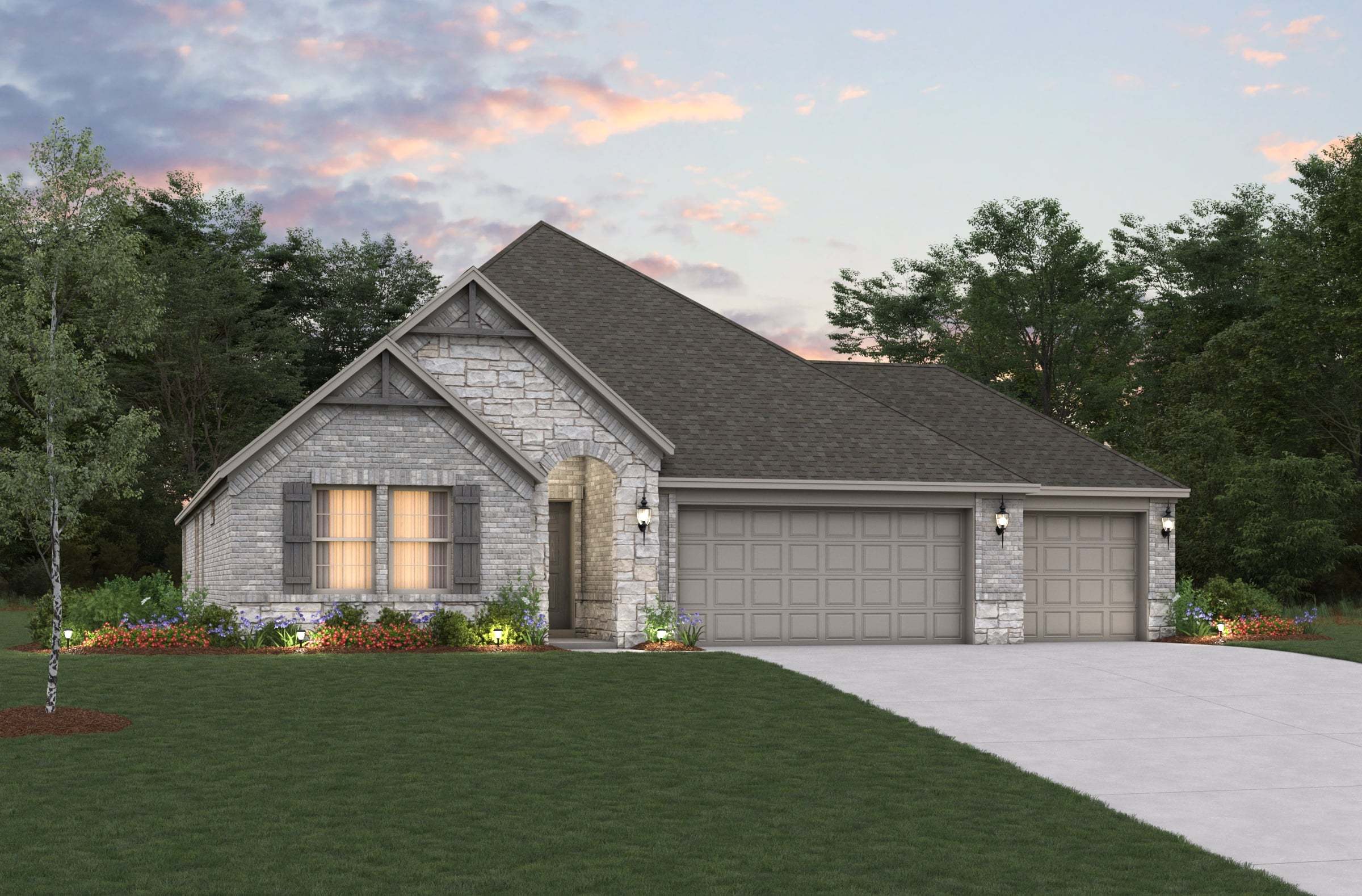 Magnolia - Verandah - Crossings 60': Royse City, Texas - Beazer Homes