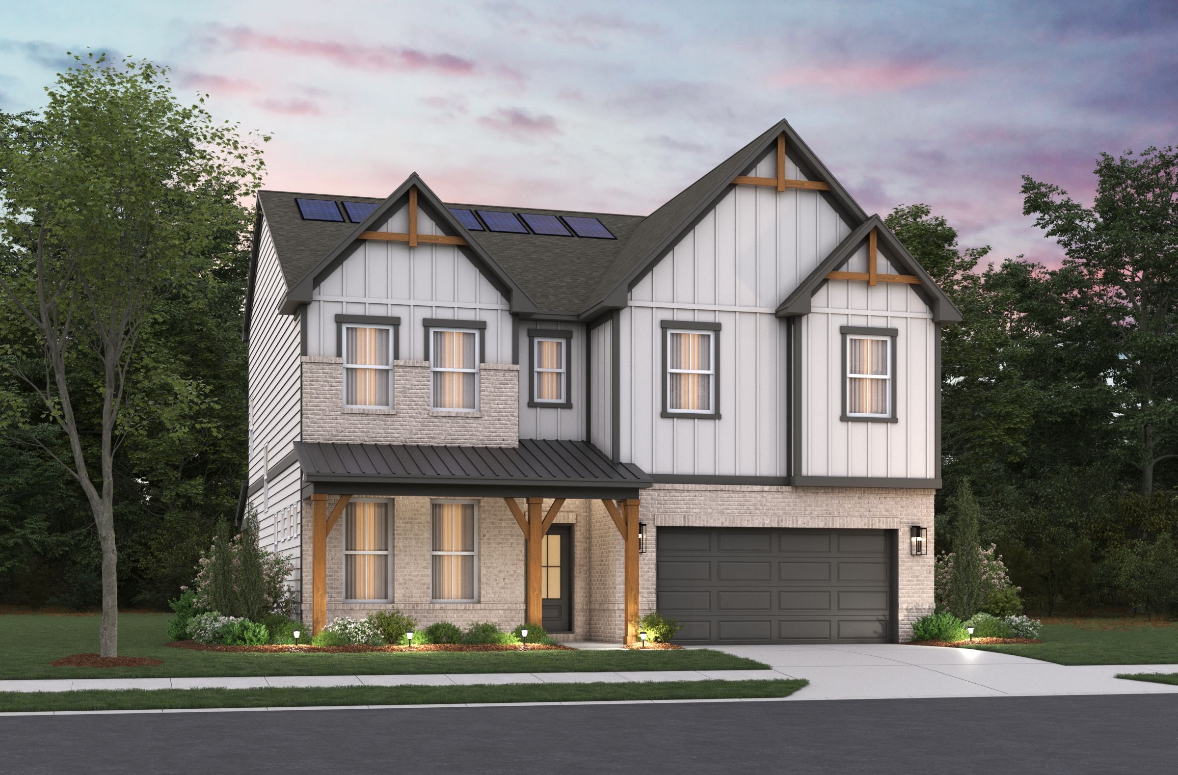 Riverside Farmhouse M Elevation