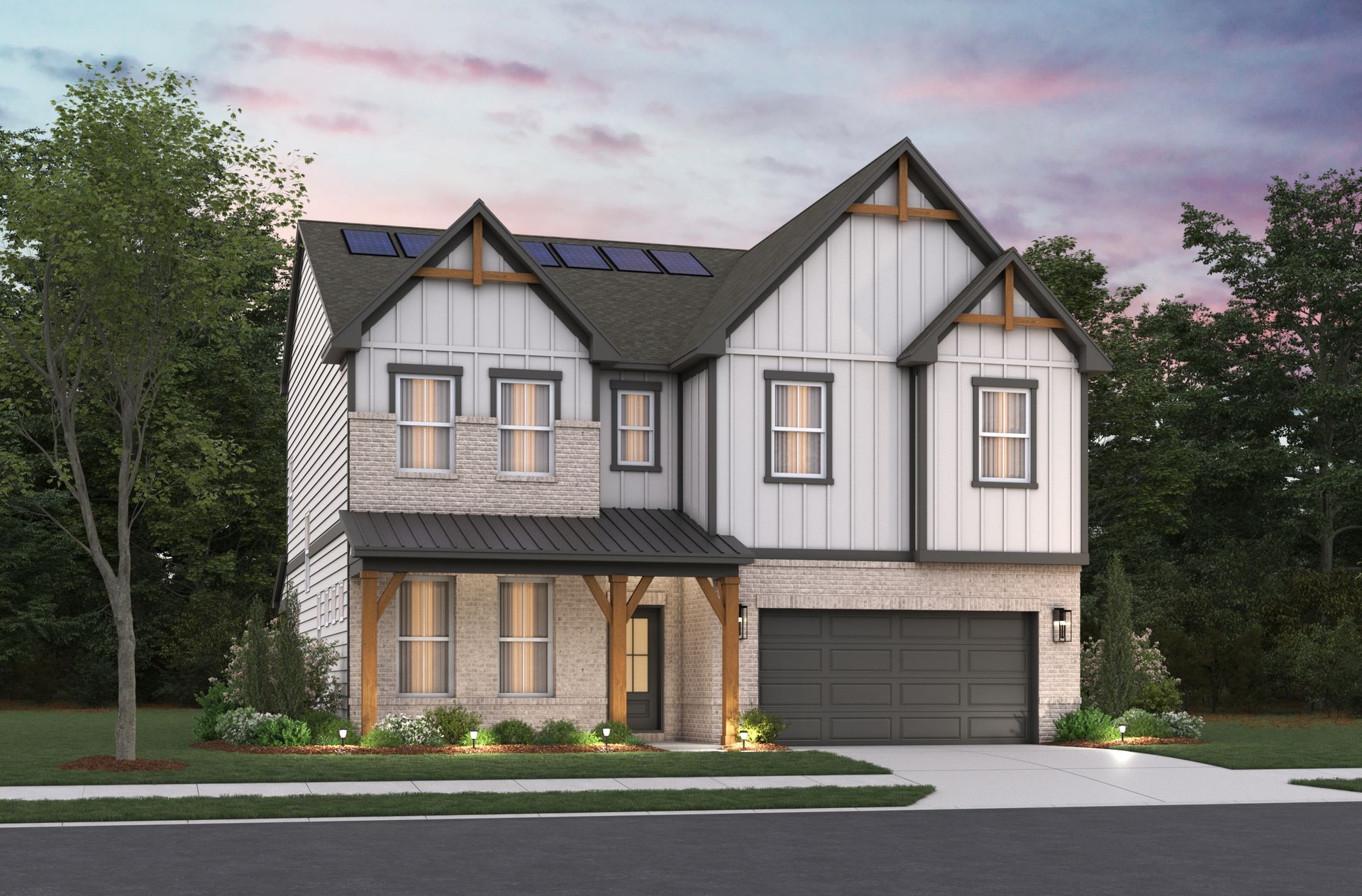 Riverside Farmhouse M Elevation