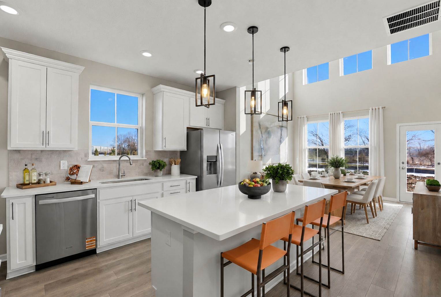 Nash Kitchen and Great Room Virtually Staged