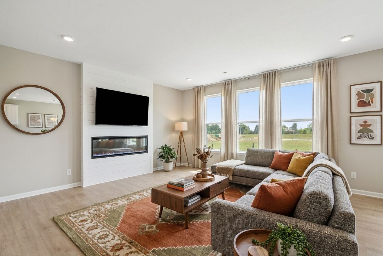 Liberty Great Room Virtually Staged