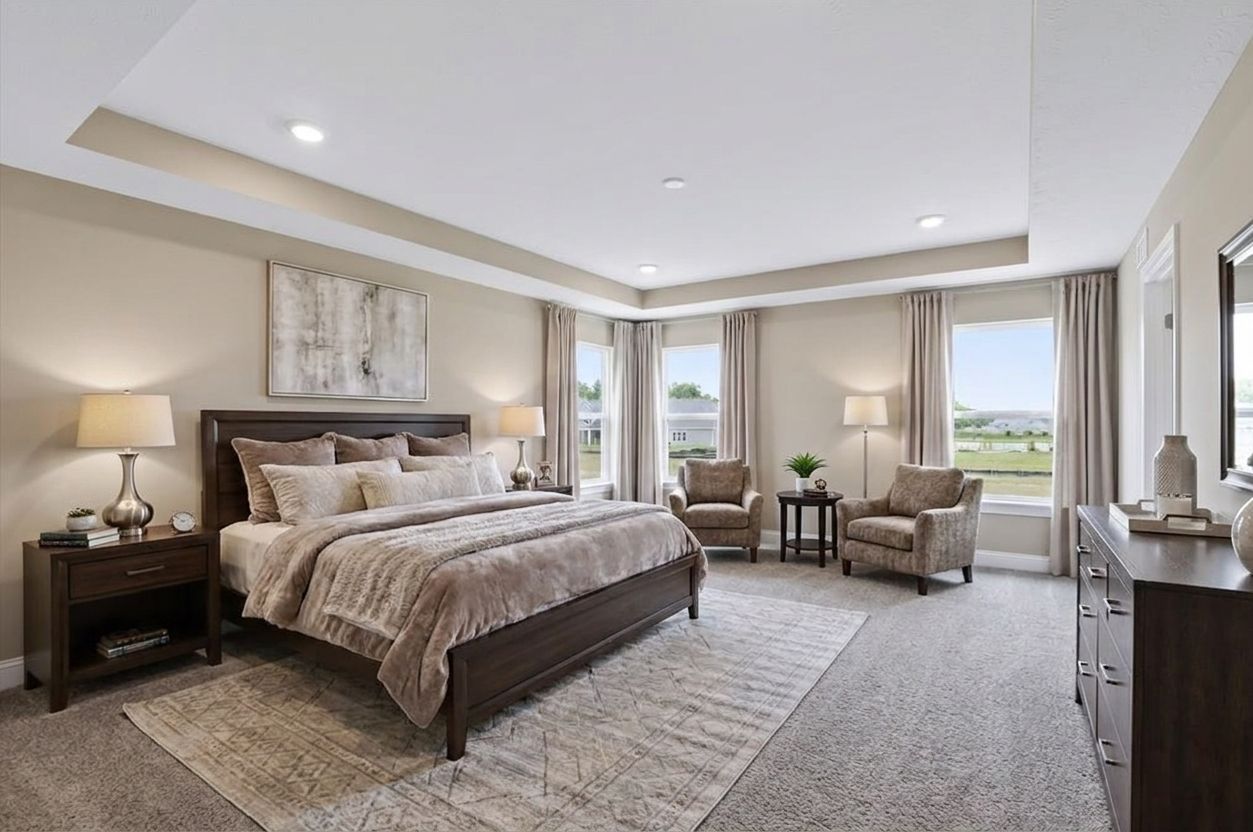 Washington Primary Bedroom Virtual Staging