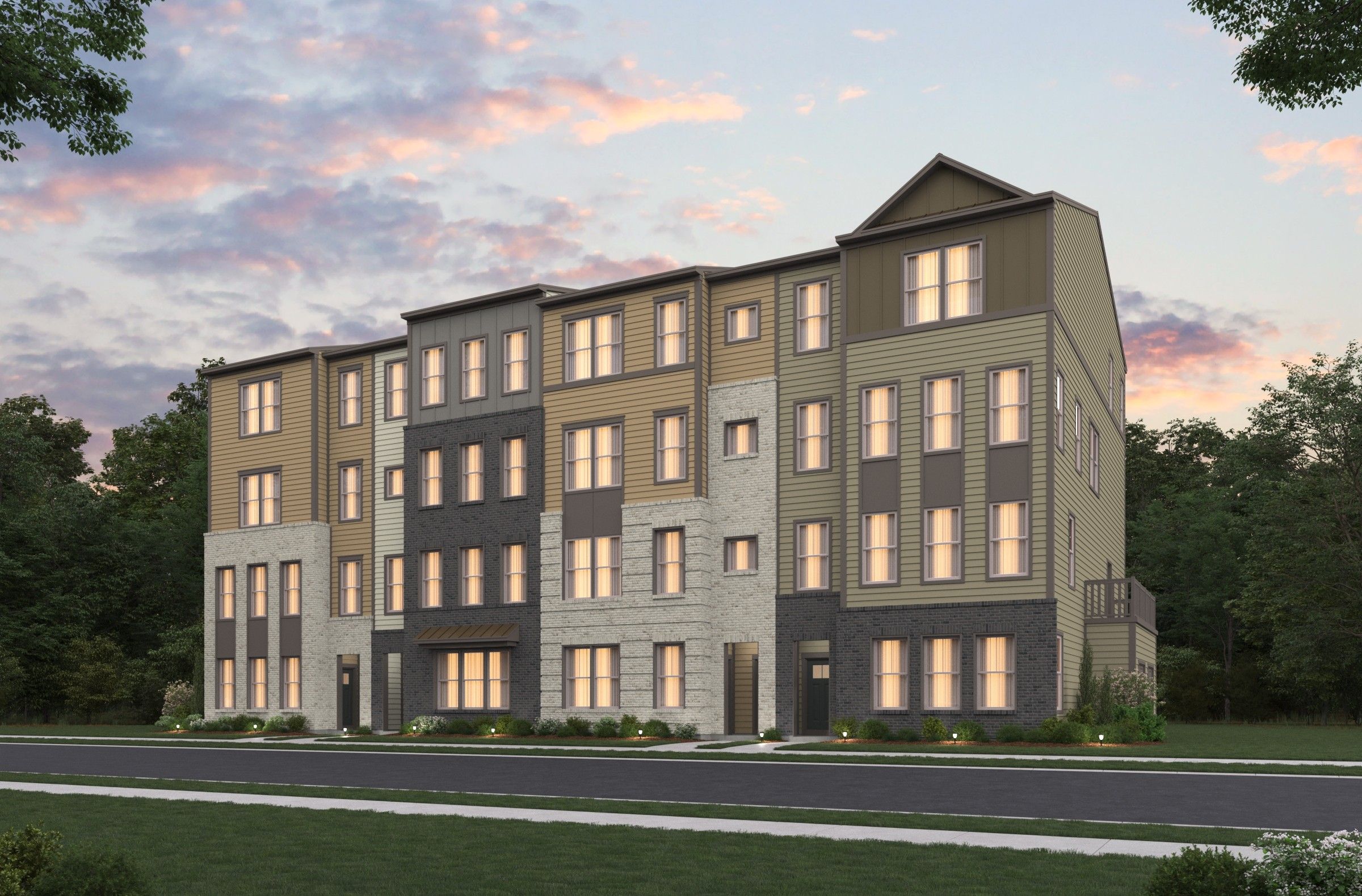 Stacked-Townhome Exterior