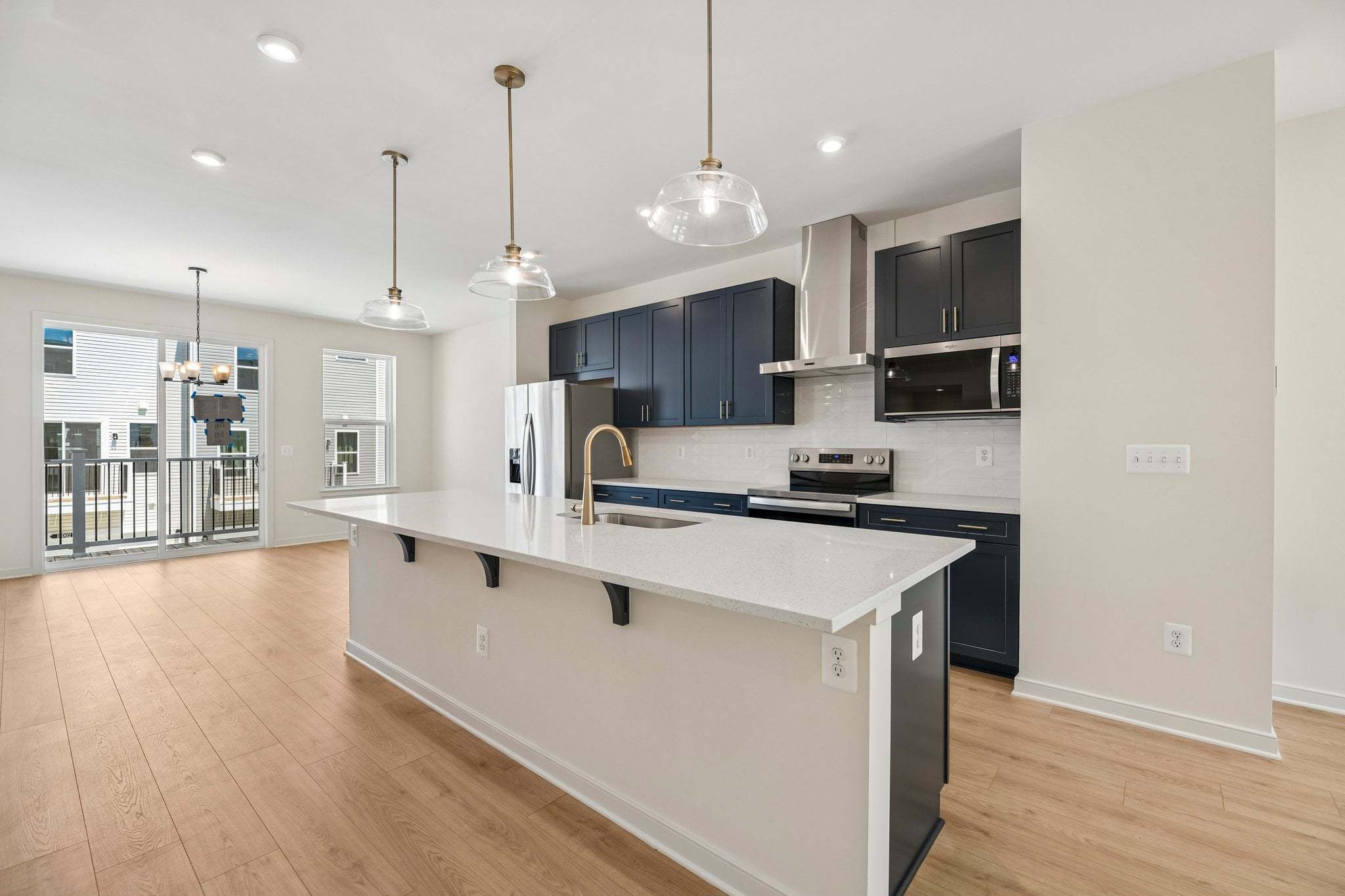 Potomac Kitchen Angled View