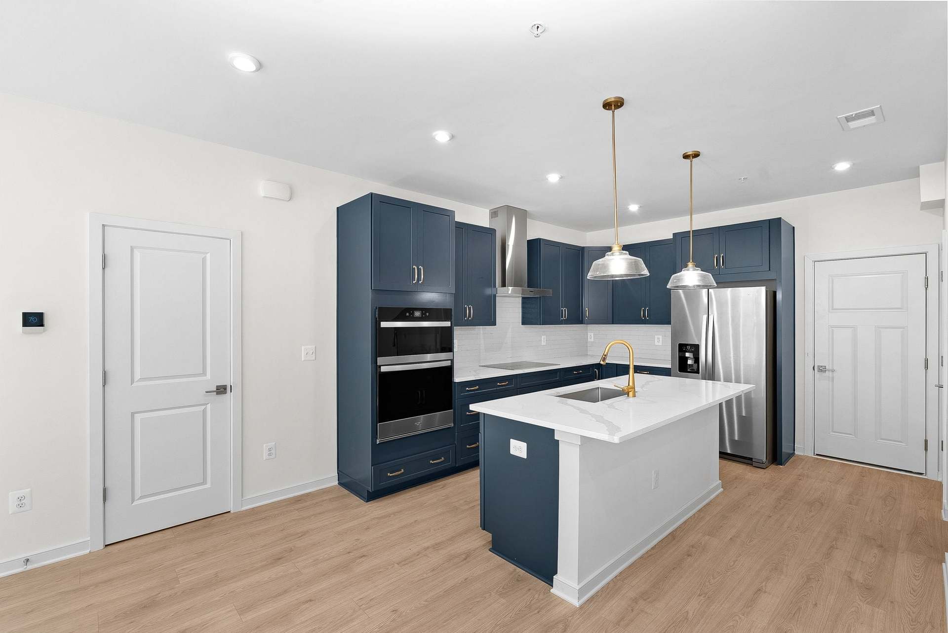 Monroe Kitchen Angled View