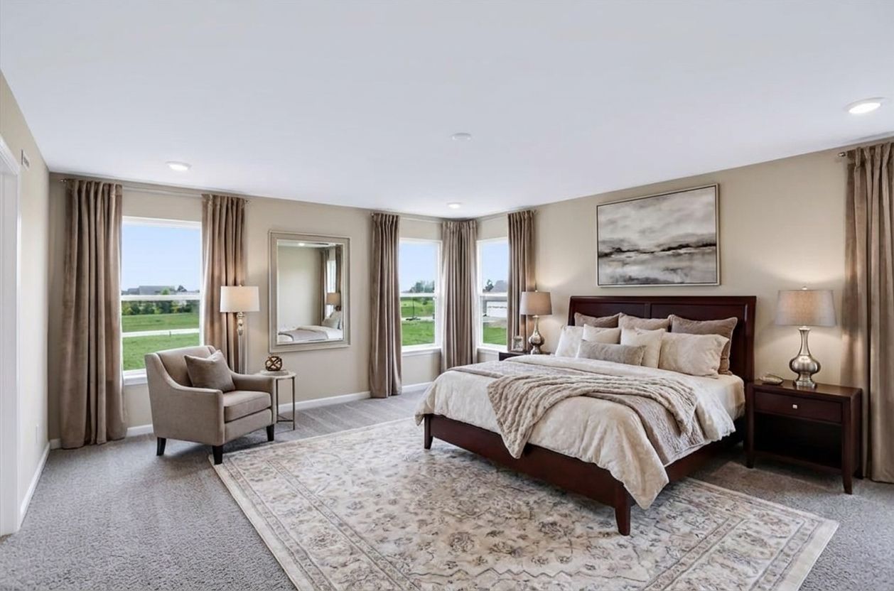 Washington Primary Bedroom Virtually Staged