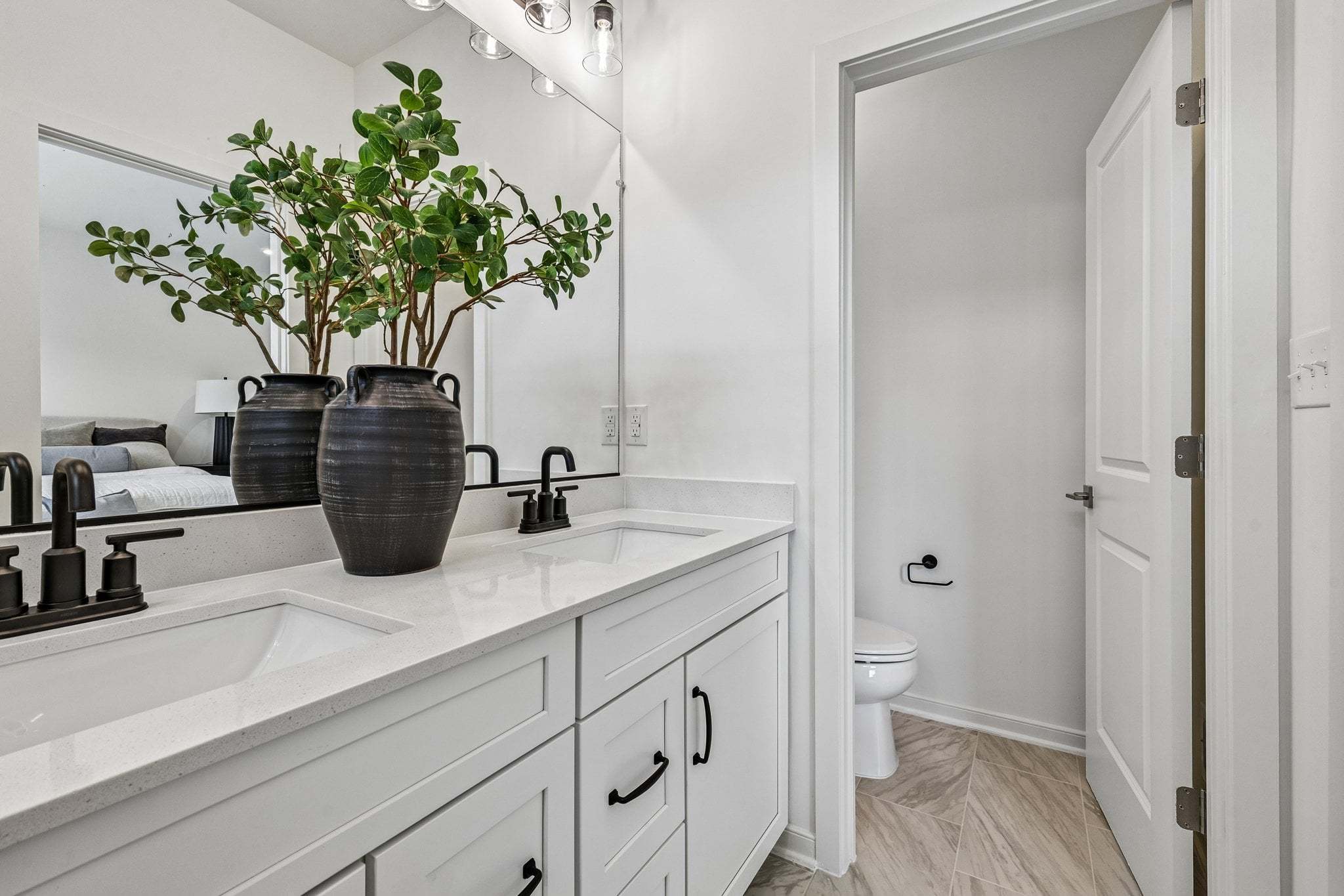 Potomac Primary Bathroom with Dual Vanities