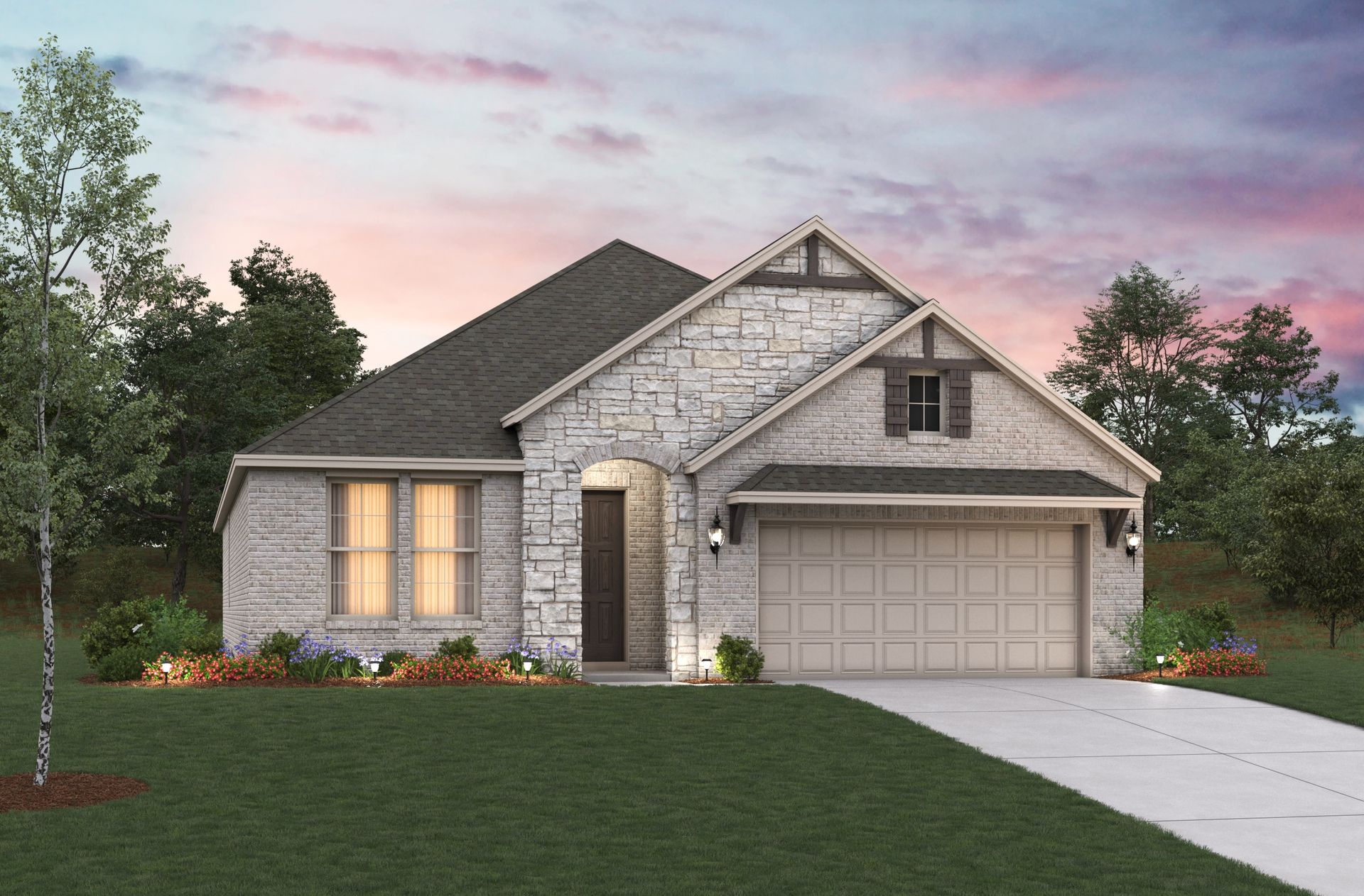 Teton French Country E Elevation