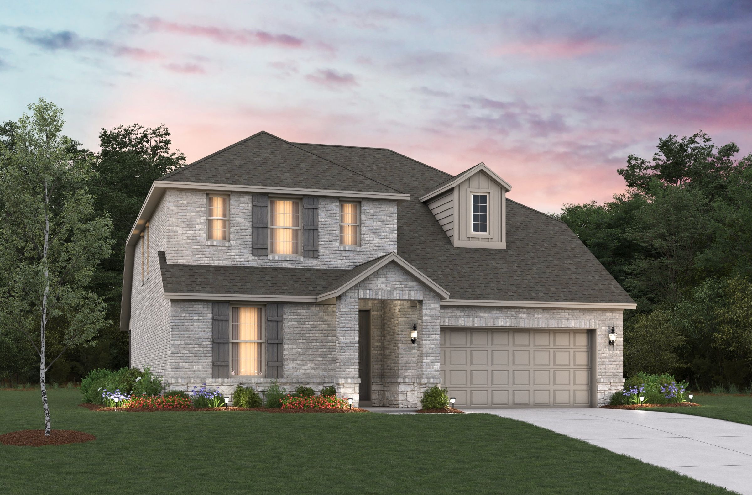 Cascade Farmhouse C Elevation