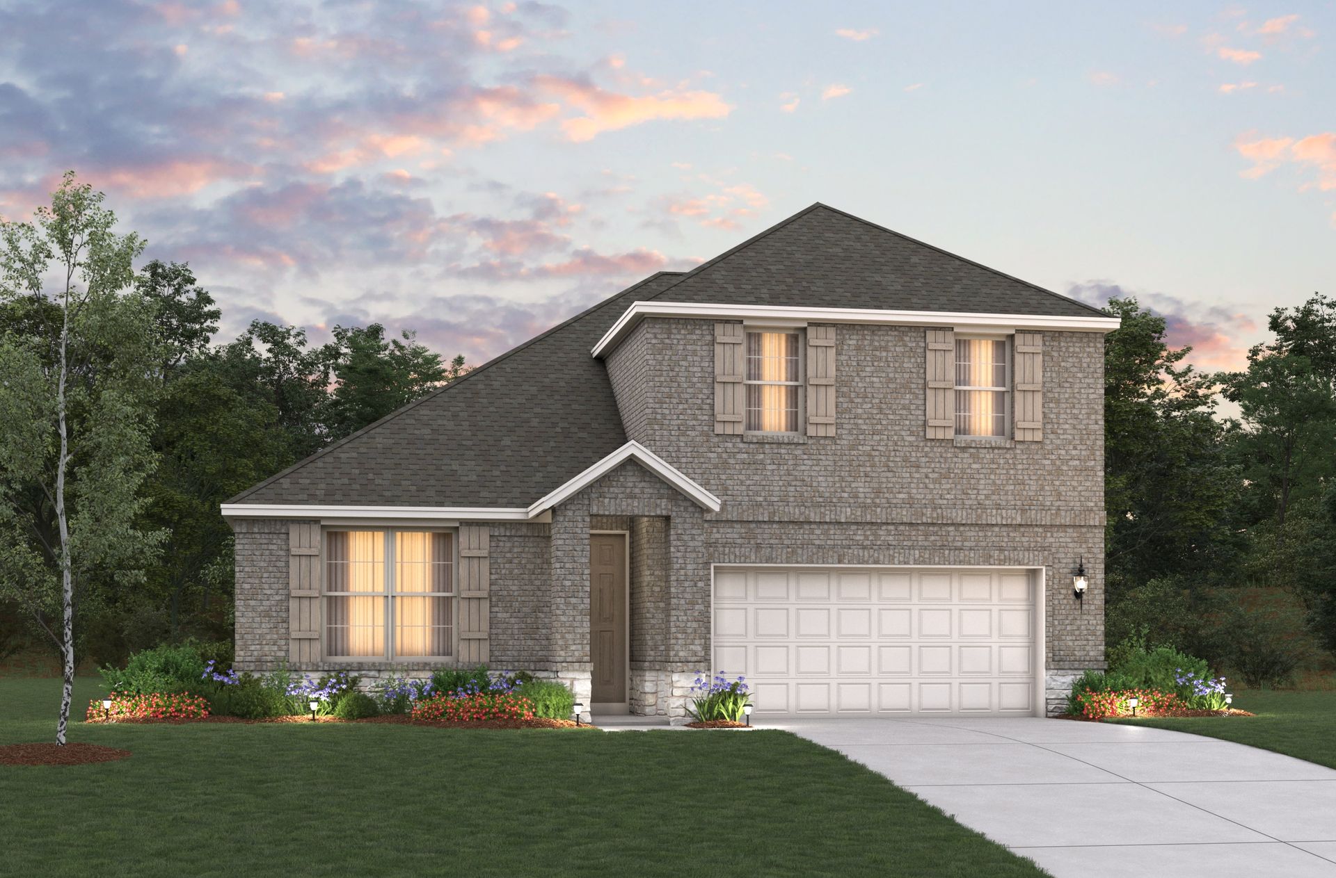 Berkshire Farmhouse C Elevation