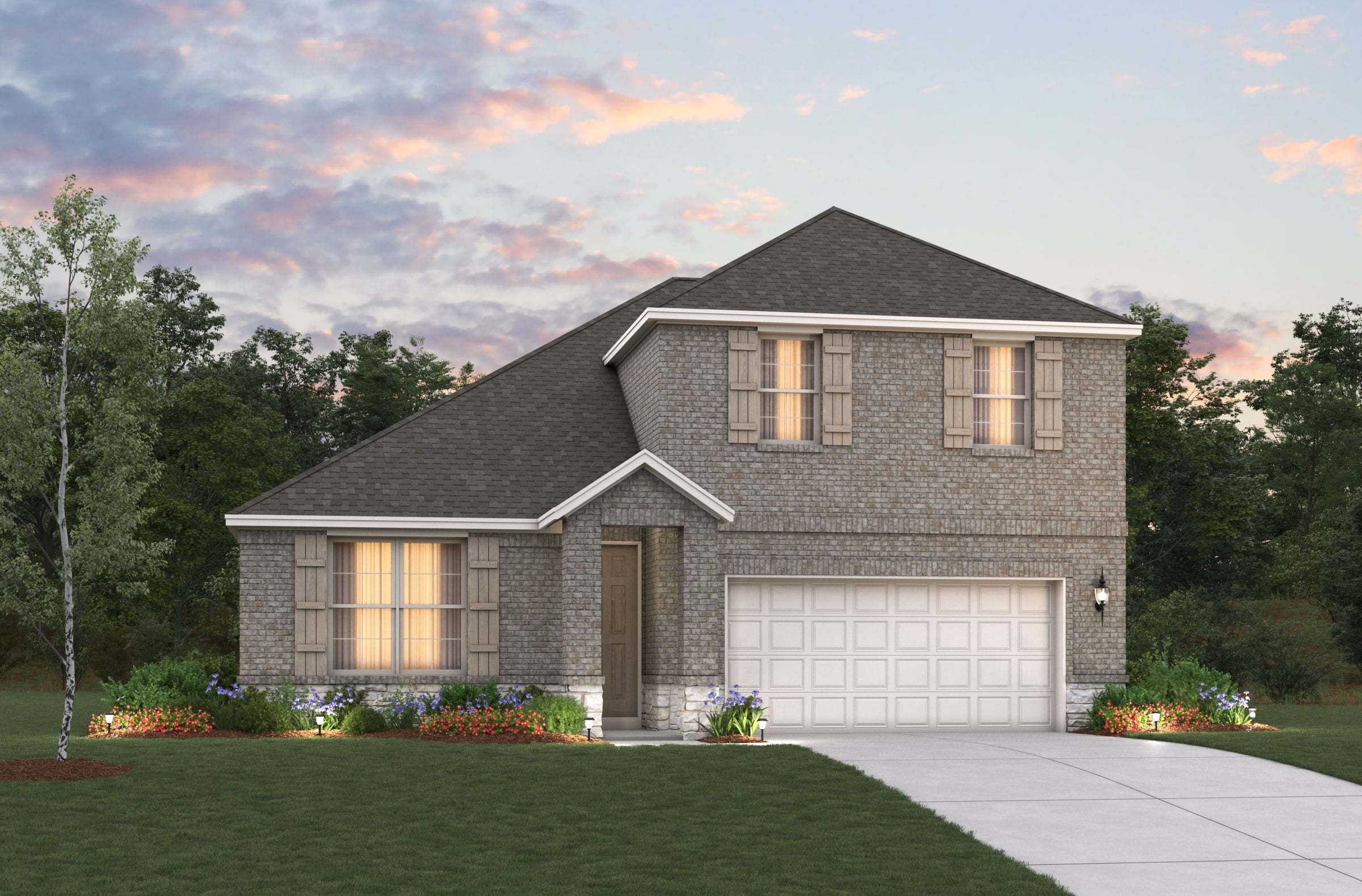 Berkshire Farmhouse C Elevation