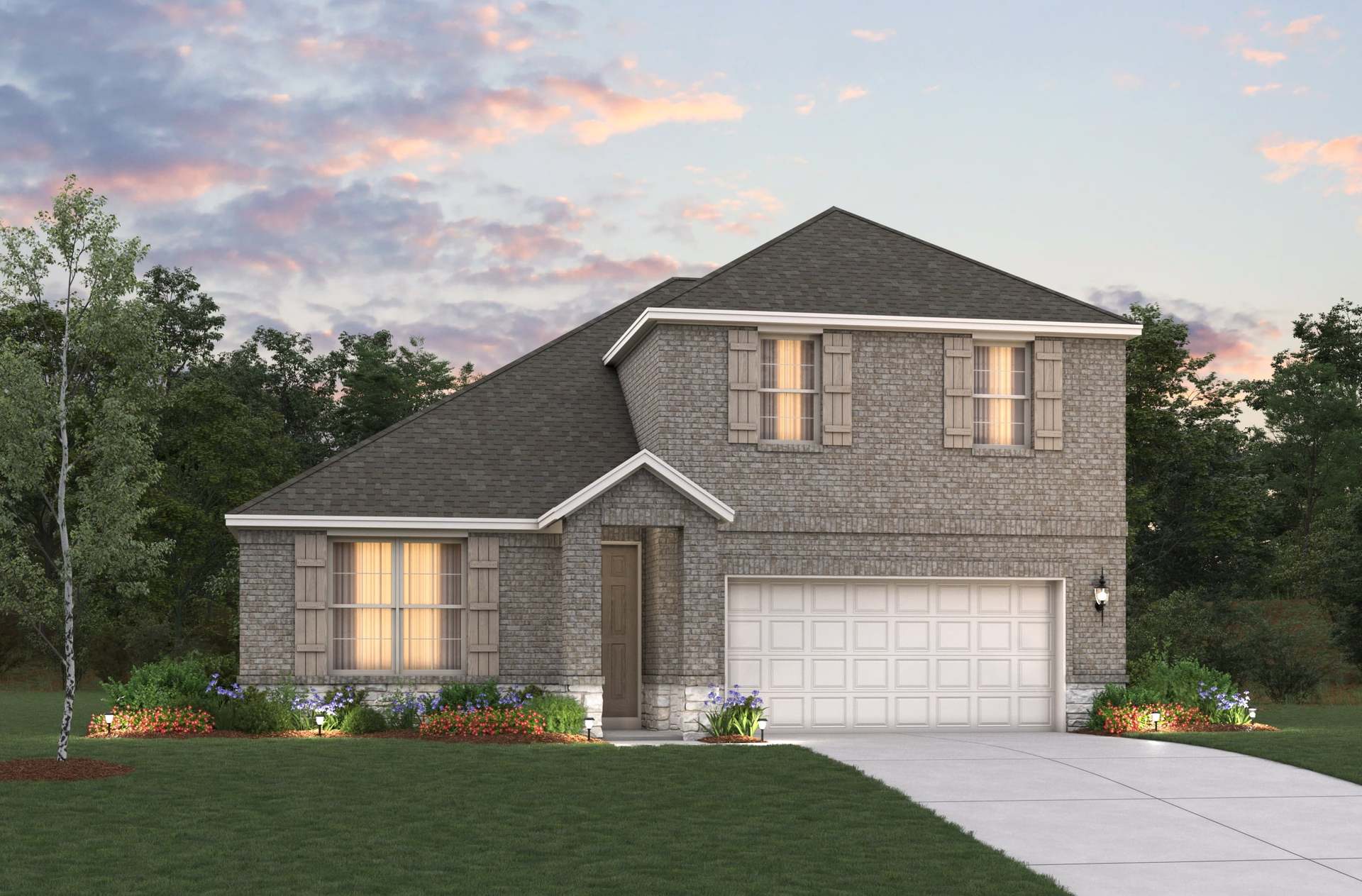 Berkshire Farmhouse C Elevation