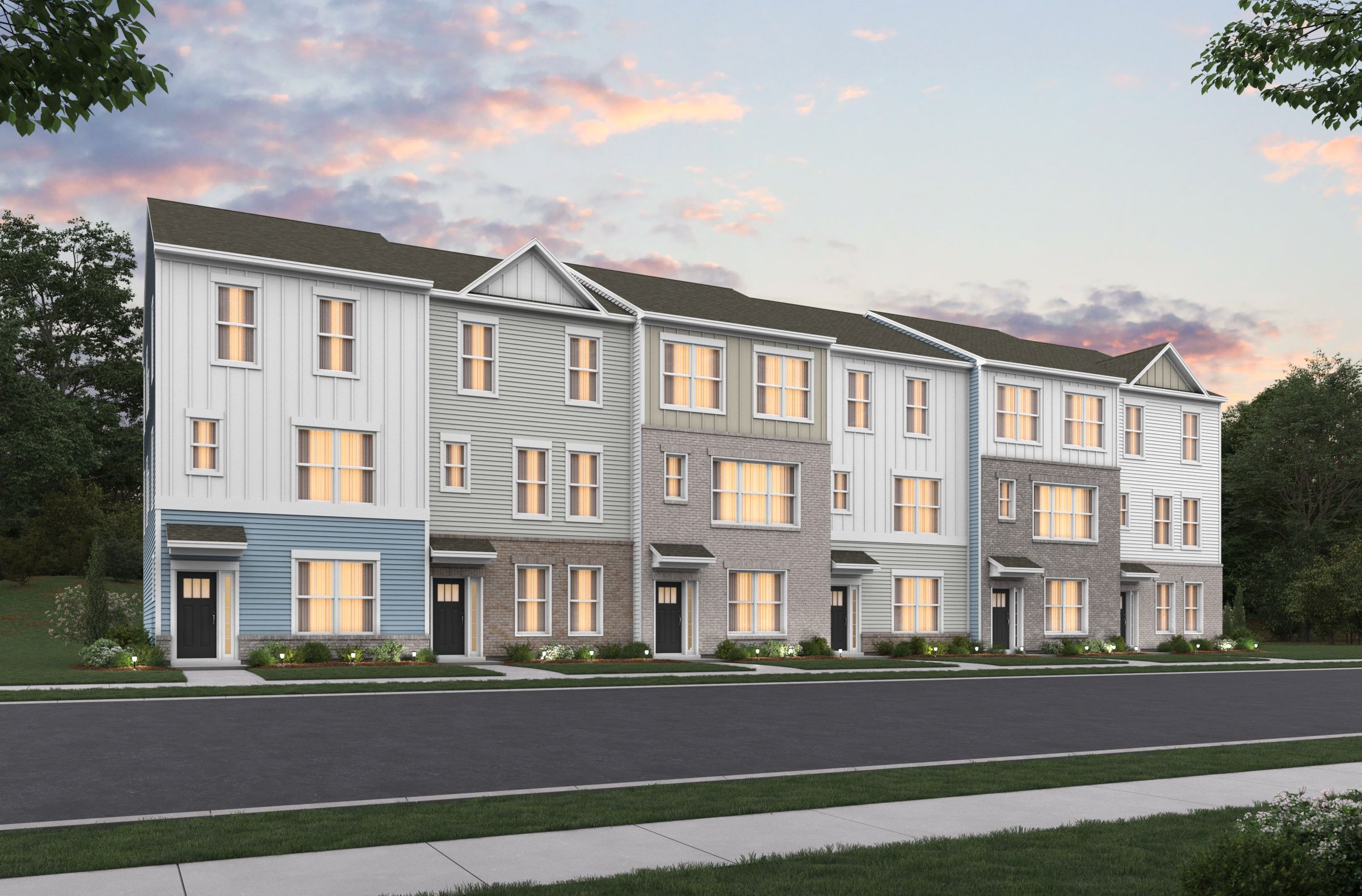 Potomac Townhome Exteriors