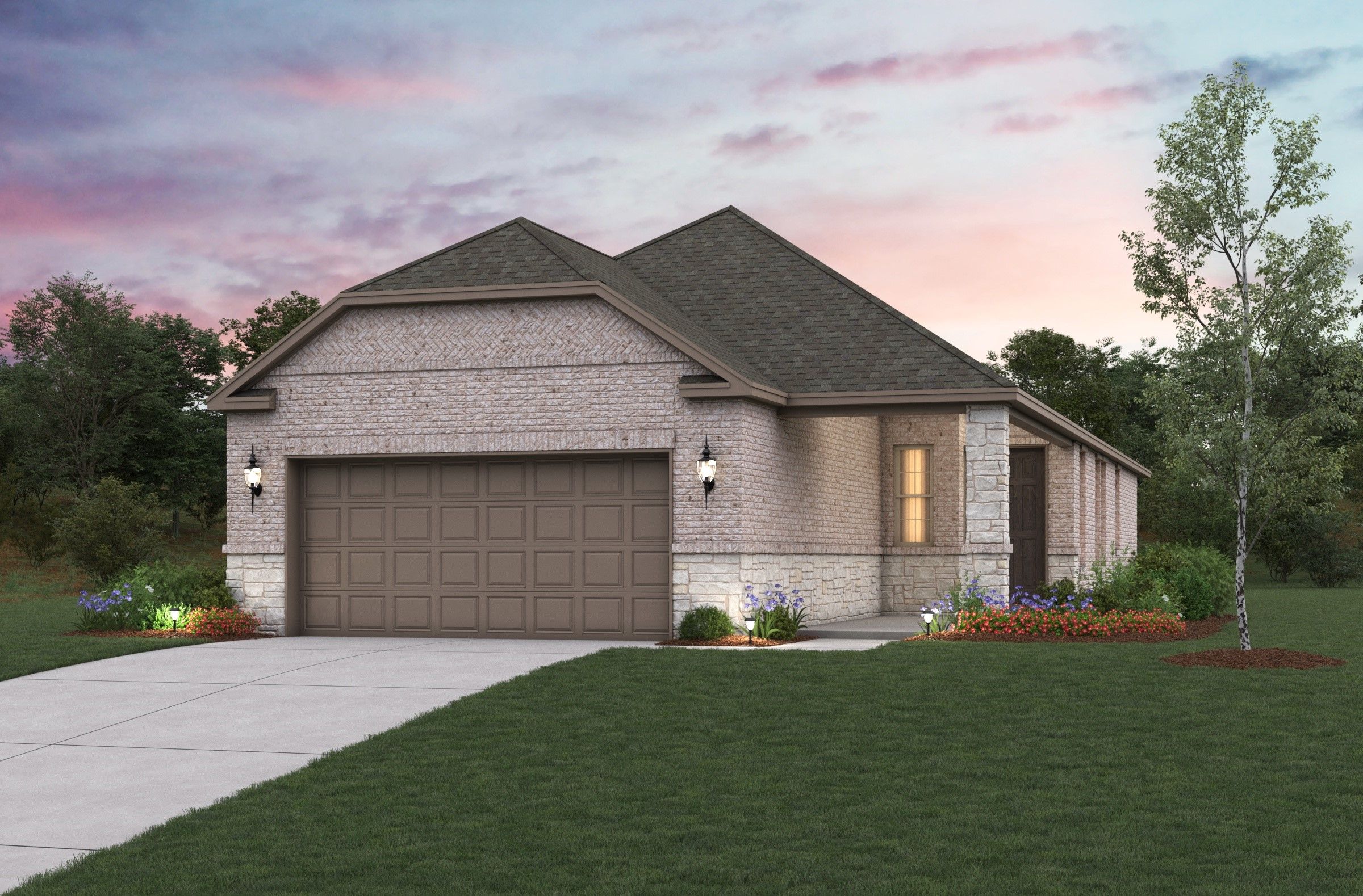 French Country B Elevation