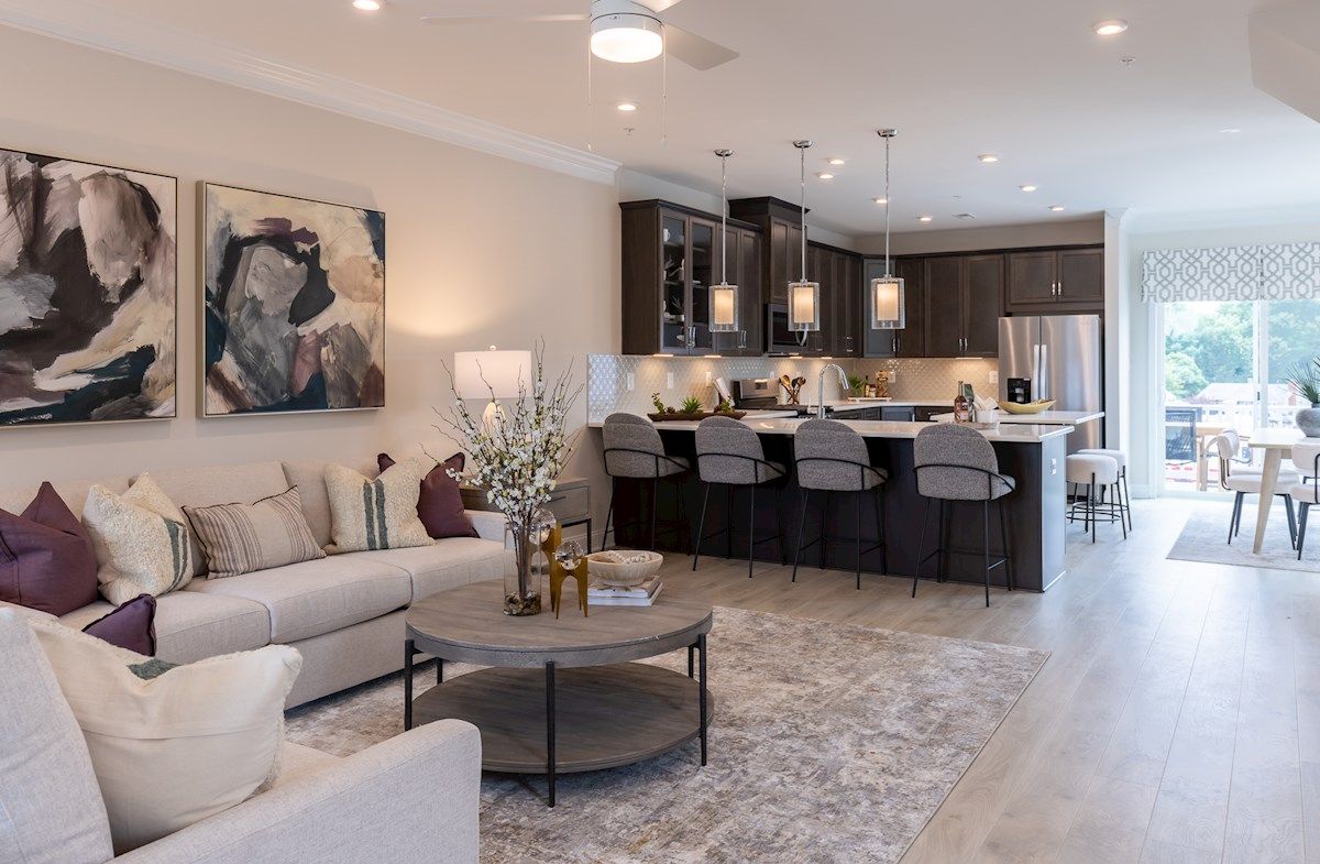 Potomac Great Room and Kitchen