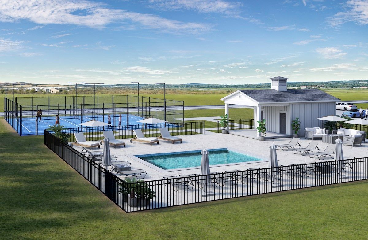 Community Pool and Pickleball Court