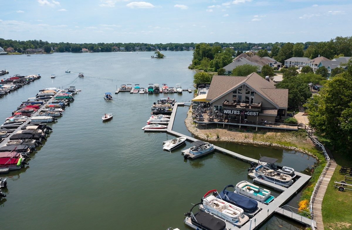 Geist Reservoir Aerial View