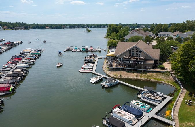 Geist Reservoir Aerial View