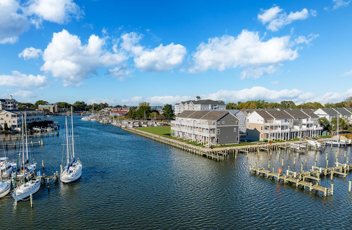 Aerial Photo of New Waterfront Homesites