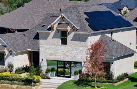 Kerrville Model Home with Solar Panels