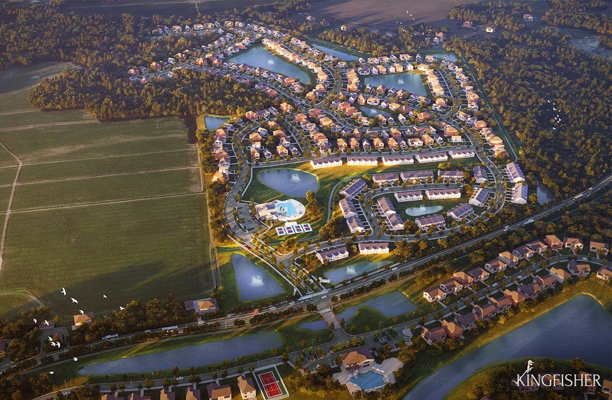 Aerial View of Community