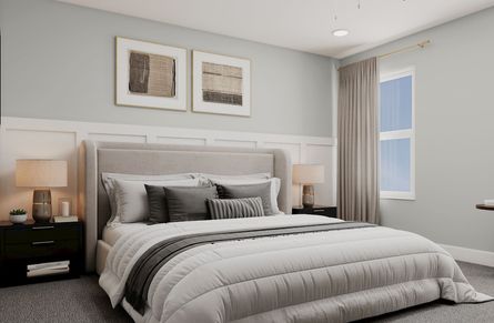 Bella Primary Bedroom with Accent Wall