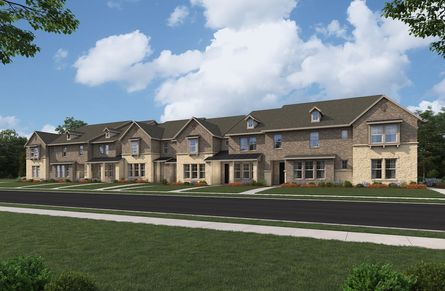 French Country Townhome Exterior