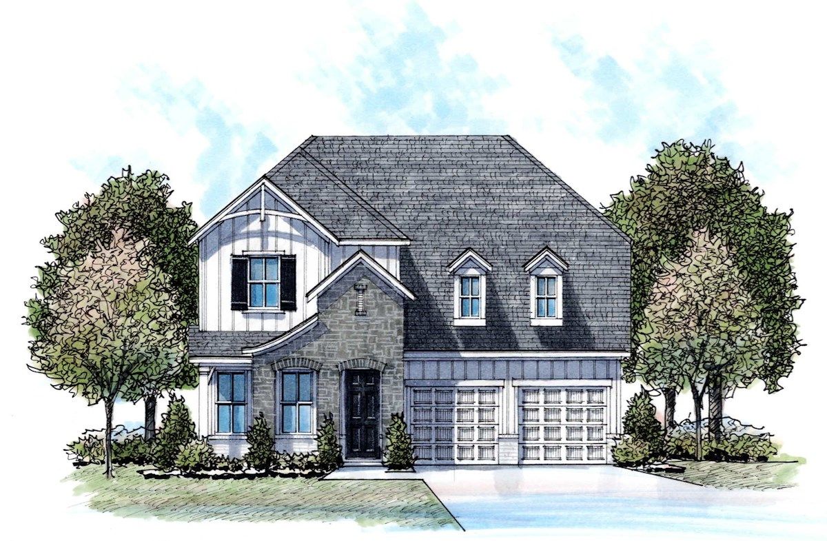 Kingston Exterior Watercolor