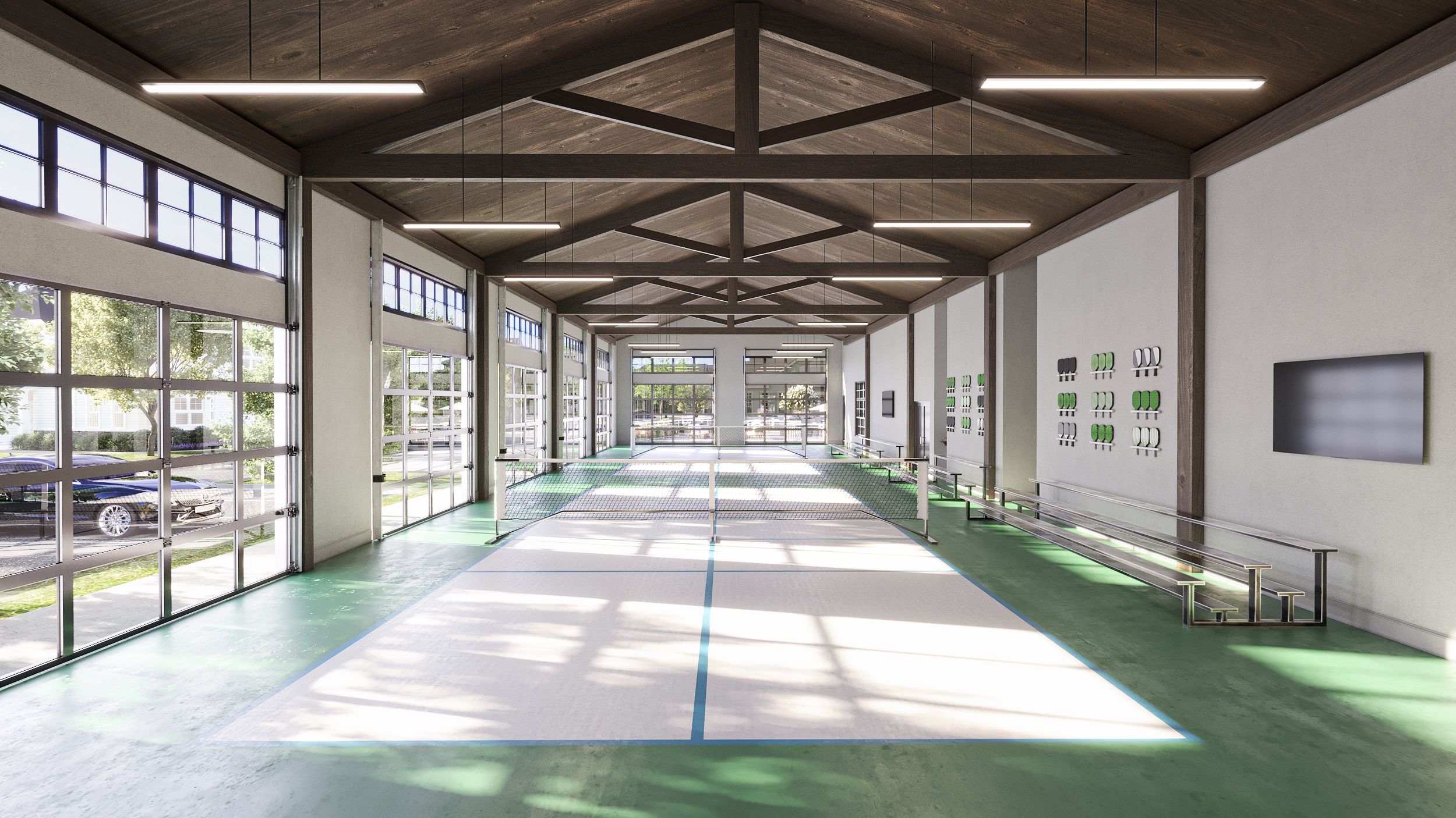 Indoor Pickleball Courts