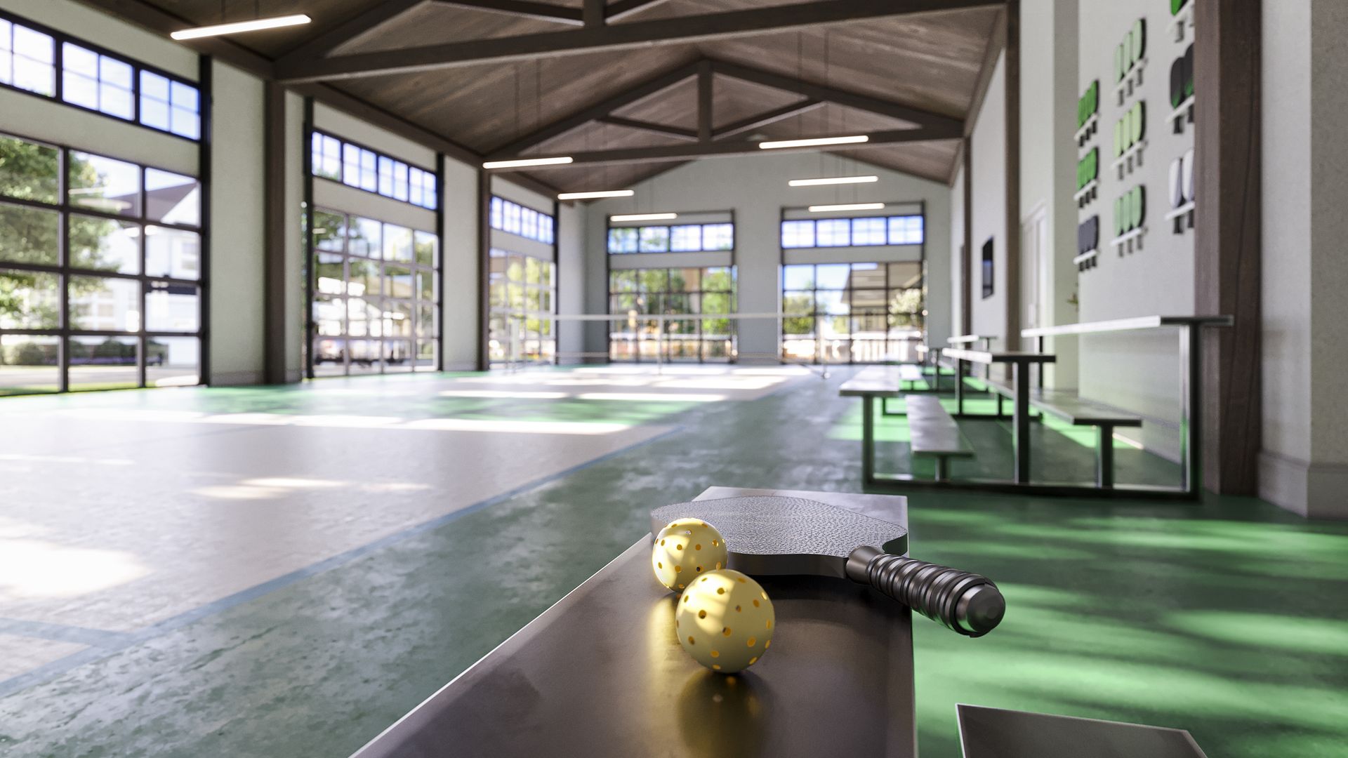 Indoor Pickleball Courts