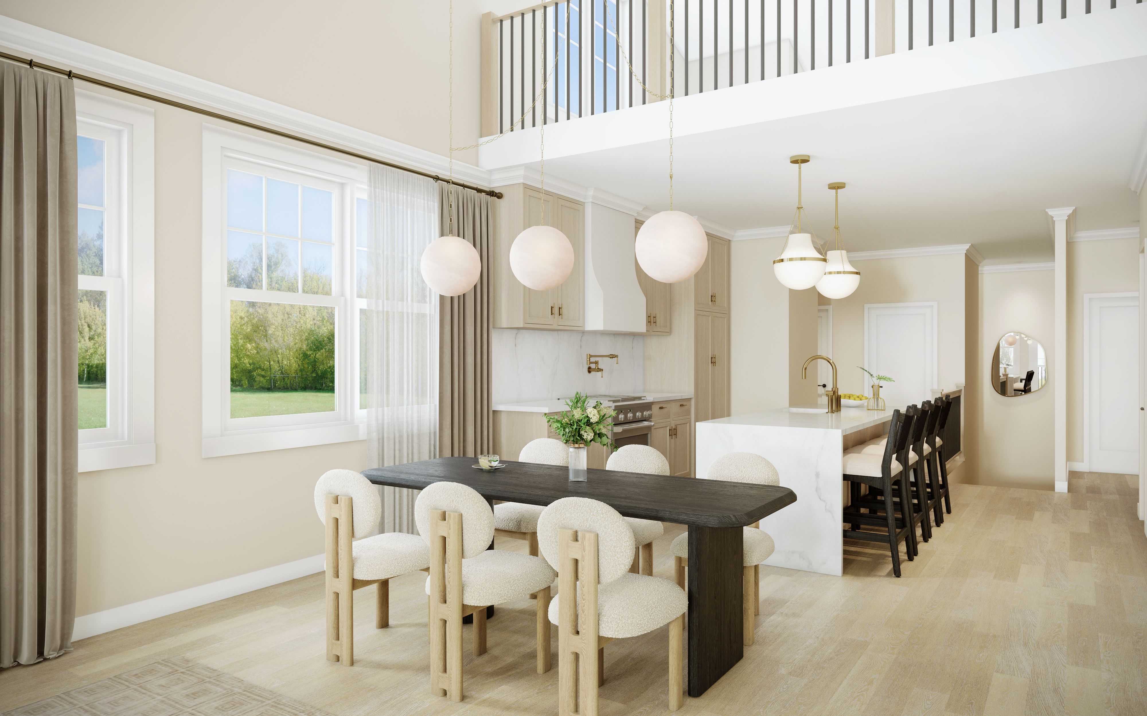 The Devon-End Unit Kitchen & Dining Room