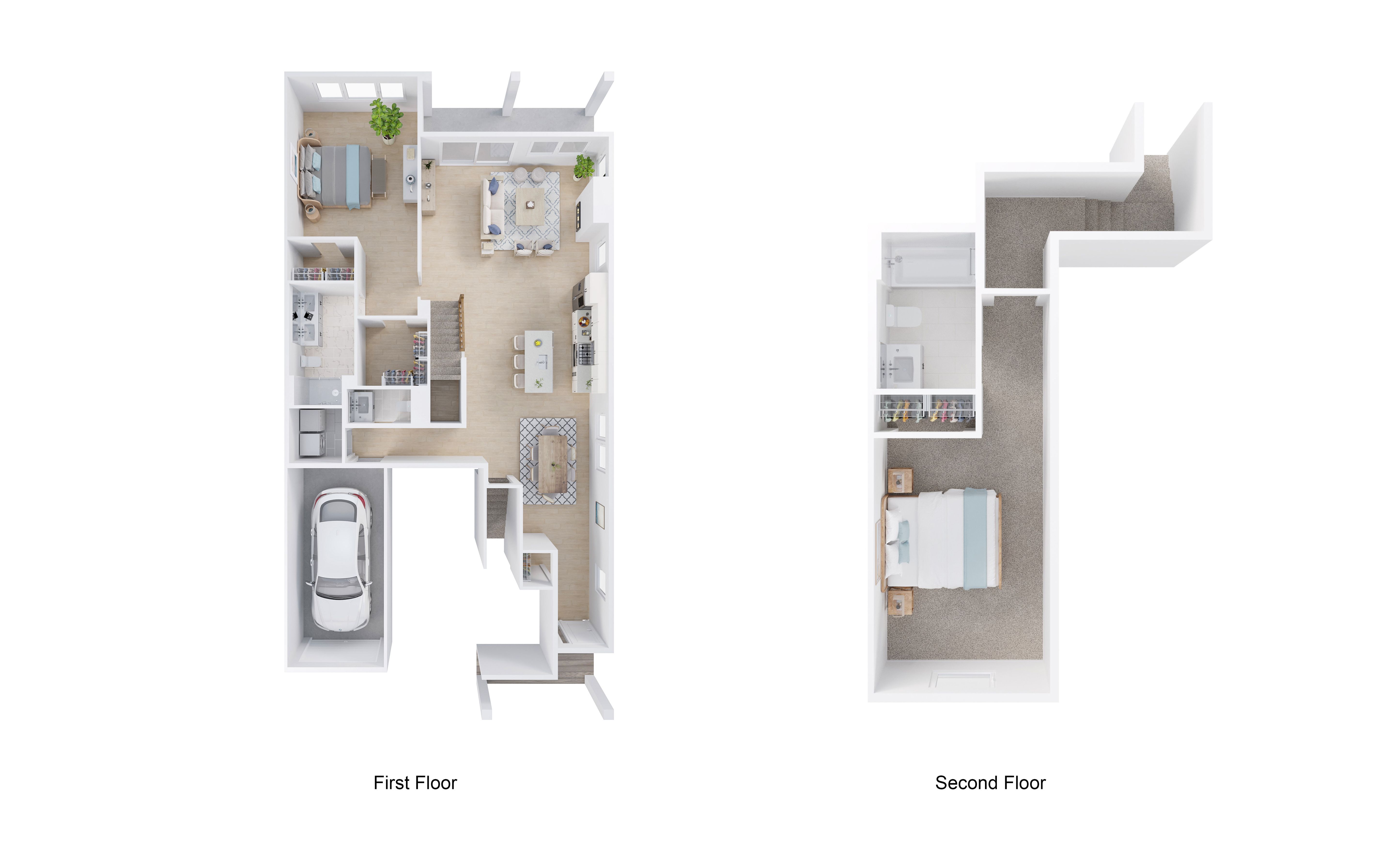 The Caldwell 3D Floor Plan