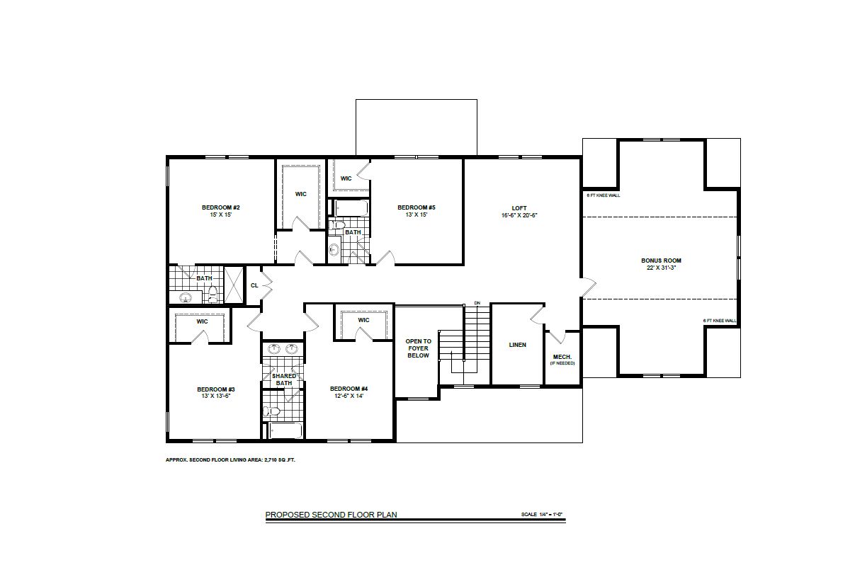 Floor Plan A 2nd Floor