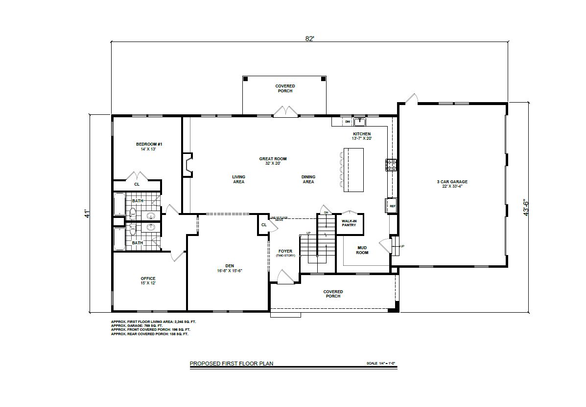 Floor Plan B 1st Floor