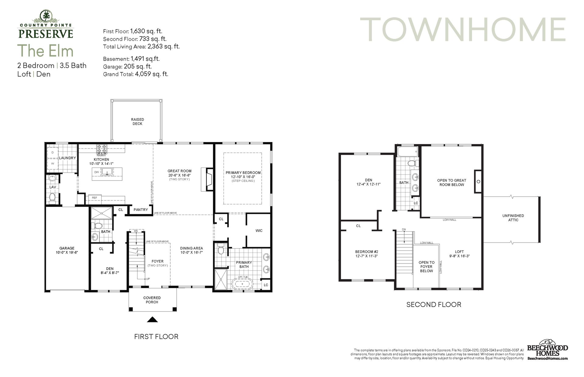 The Elm Floor Plan