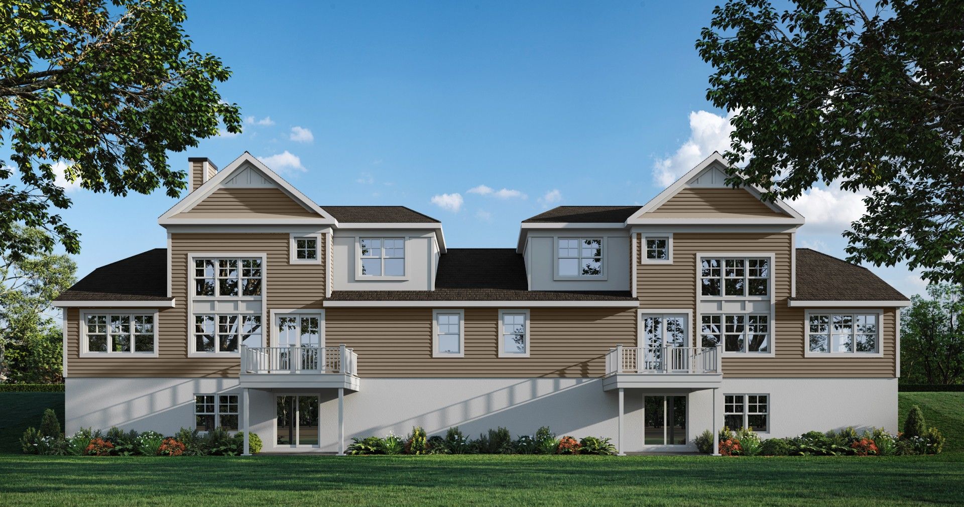 The Evergreen Rear Exterior