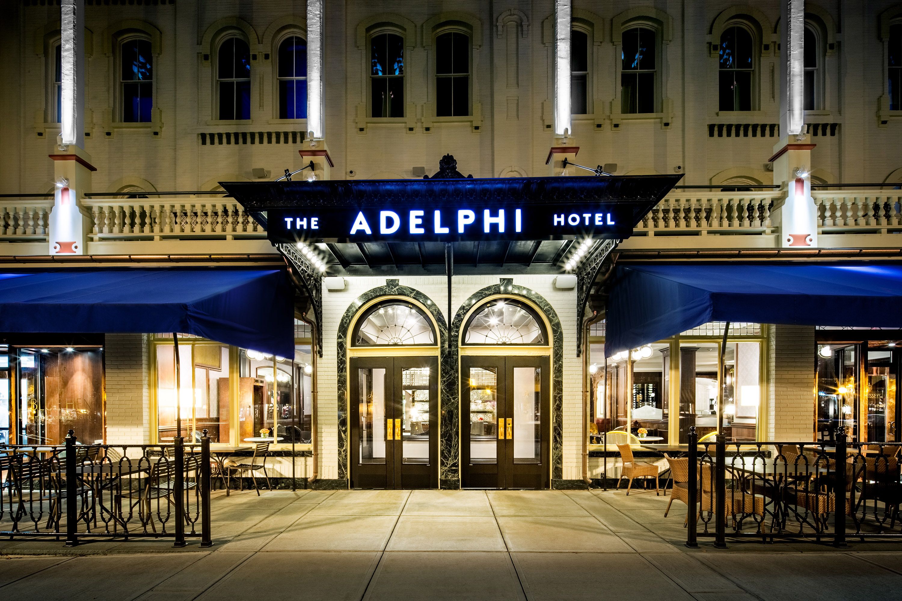 Adelphi Hotel Entrance