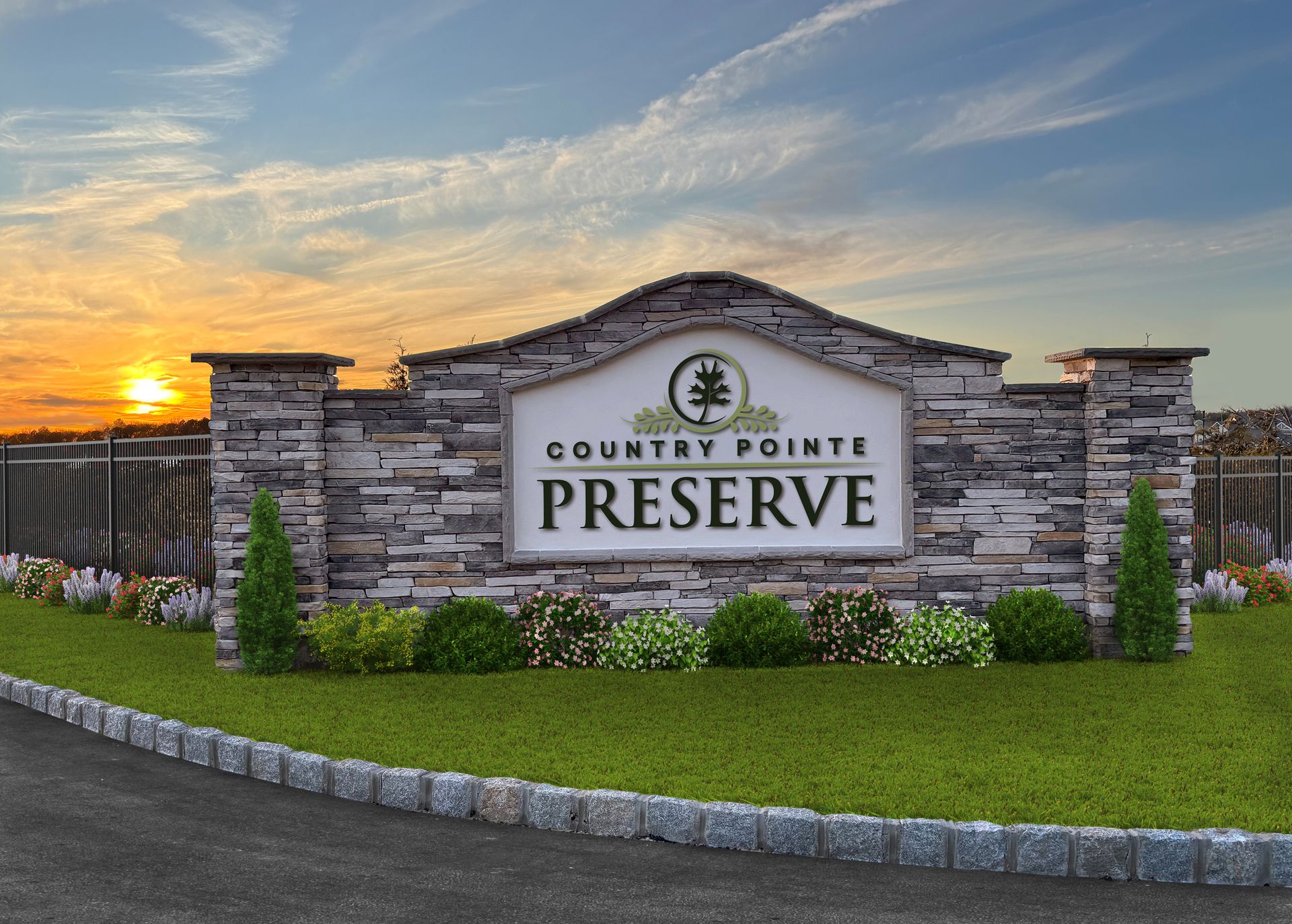Preserve Monument Sign