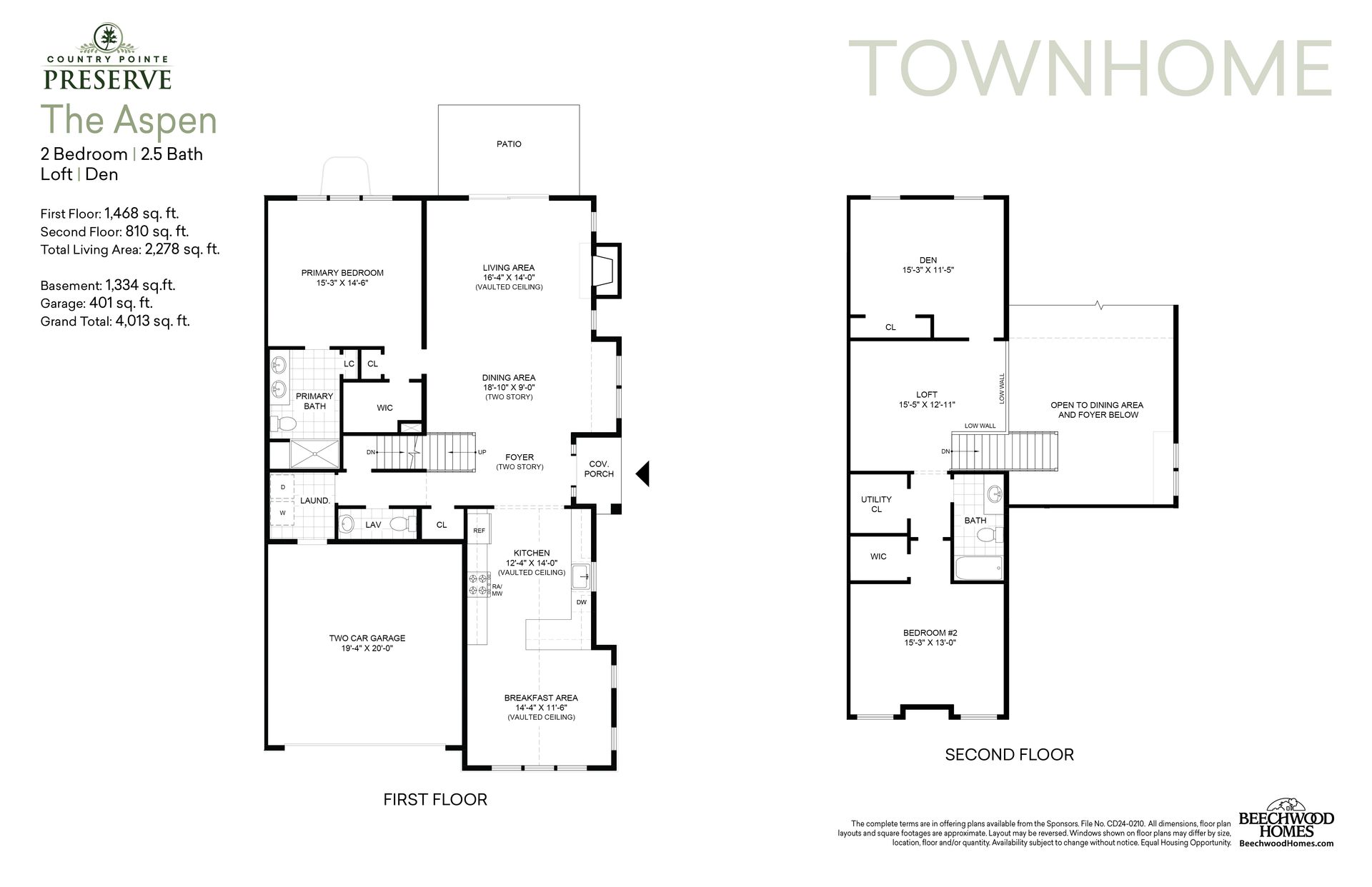 Aspen Floor Plan