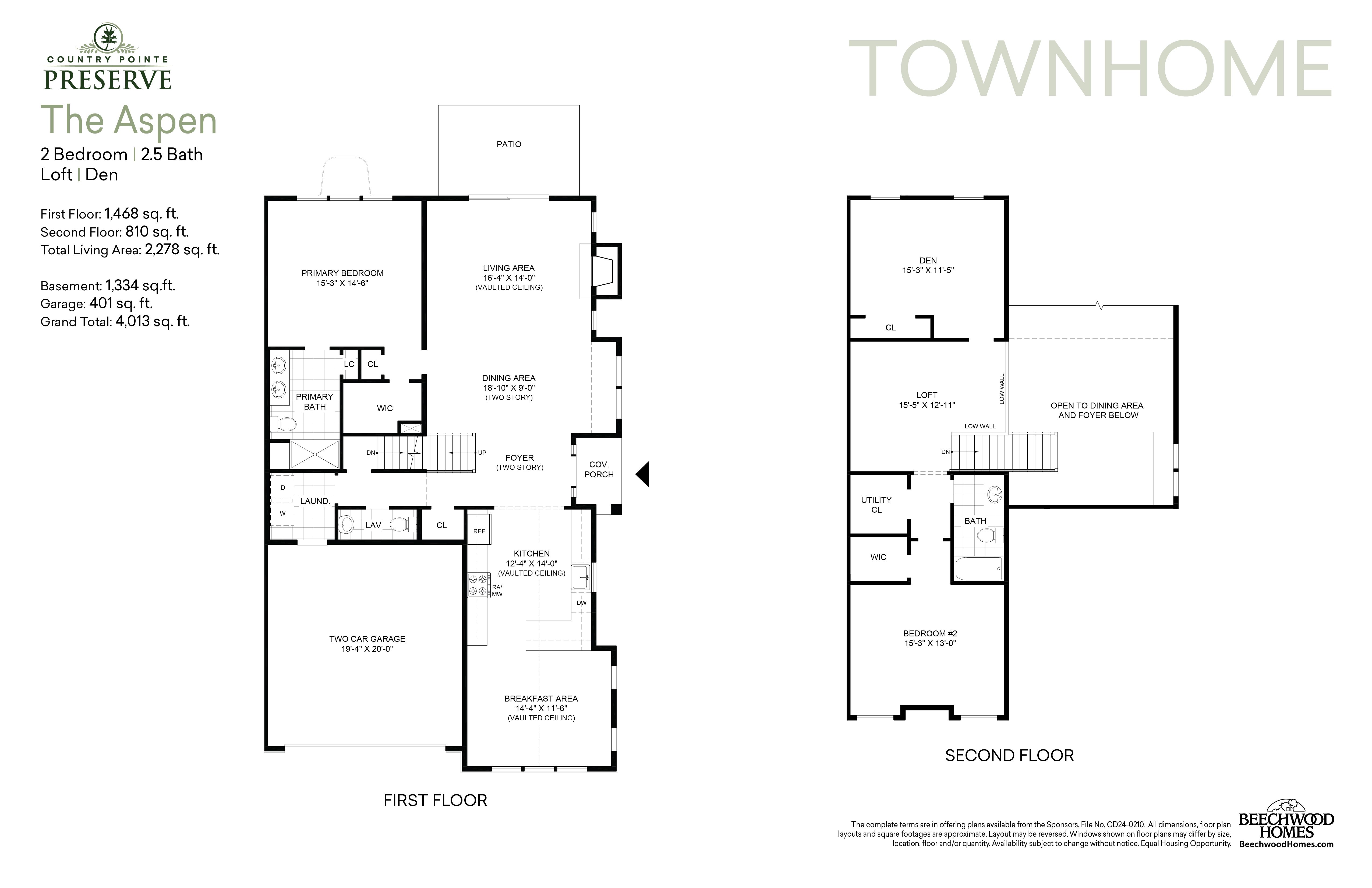 Aspen Floor Plan