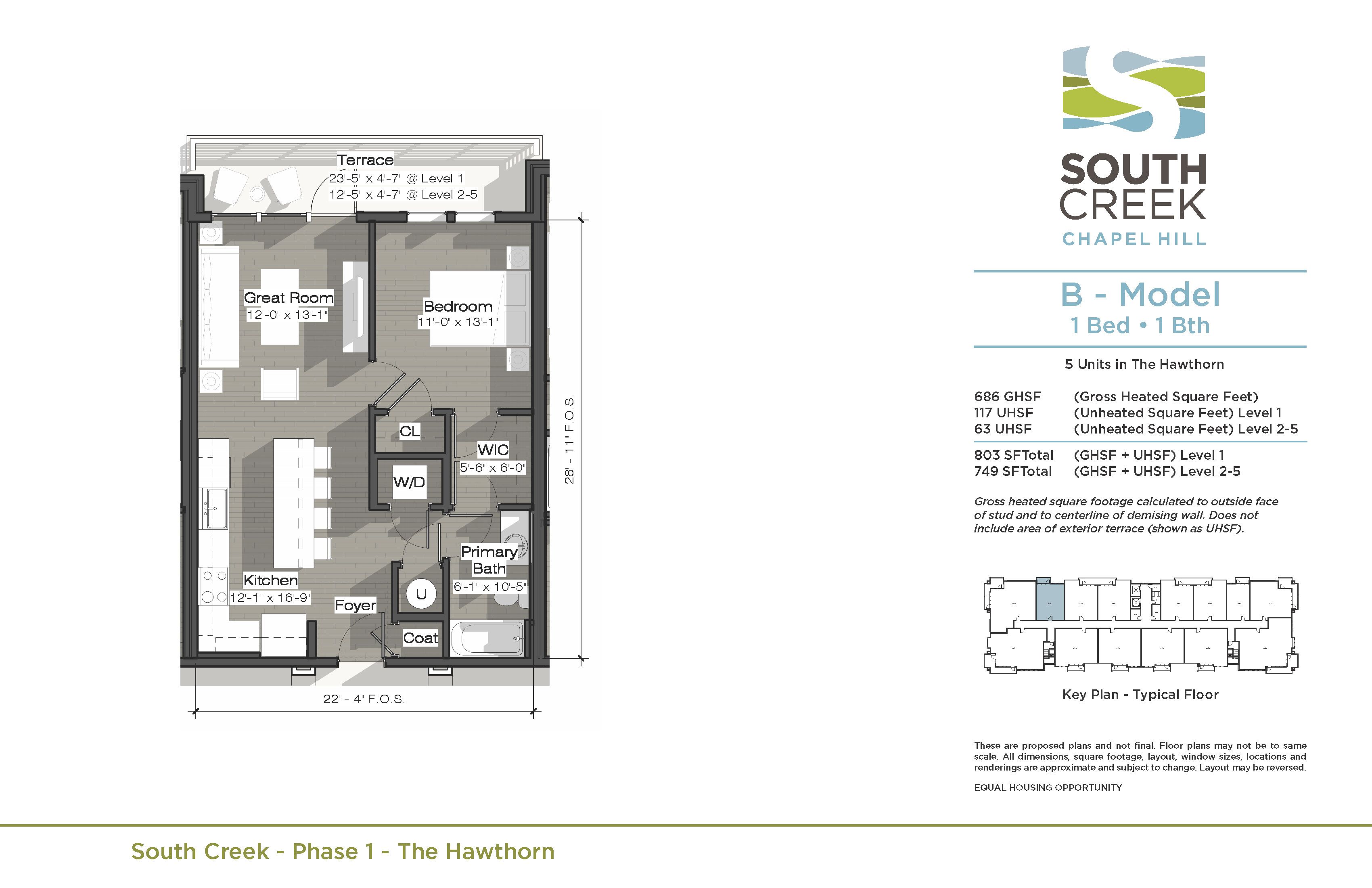 B Model (The Hawthorn) - South Creek Chapel Hill: Chapel Hill, North Carolina - Beechwood Homes