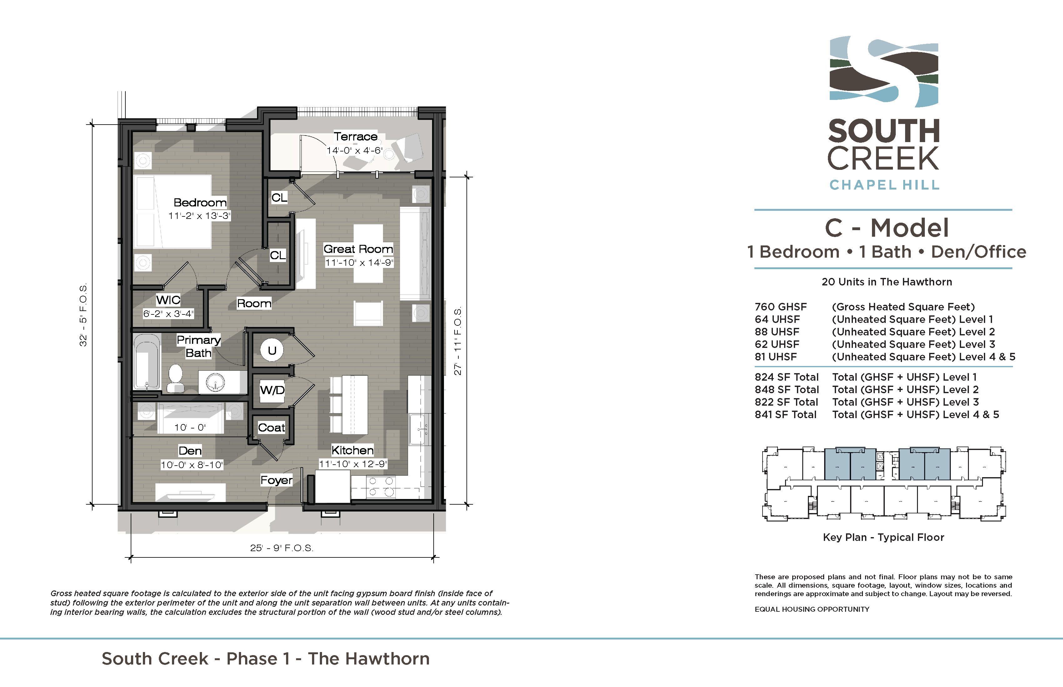 C Model (The Hawthorn) Floor Plan