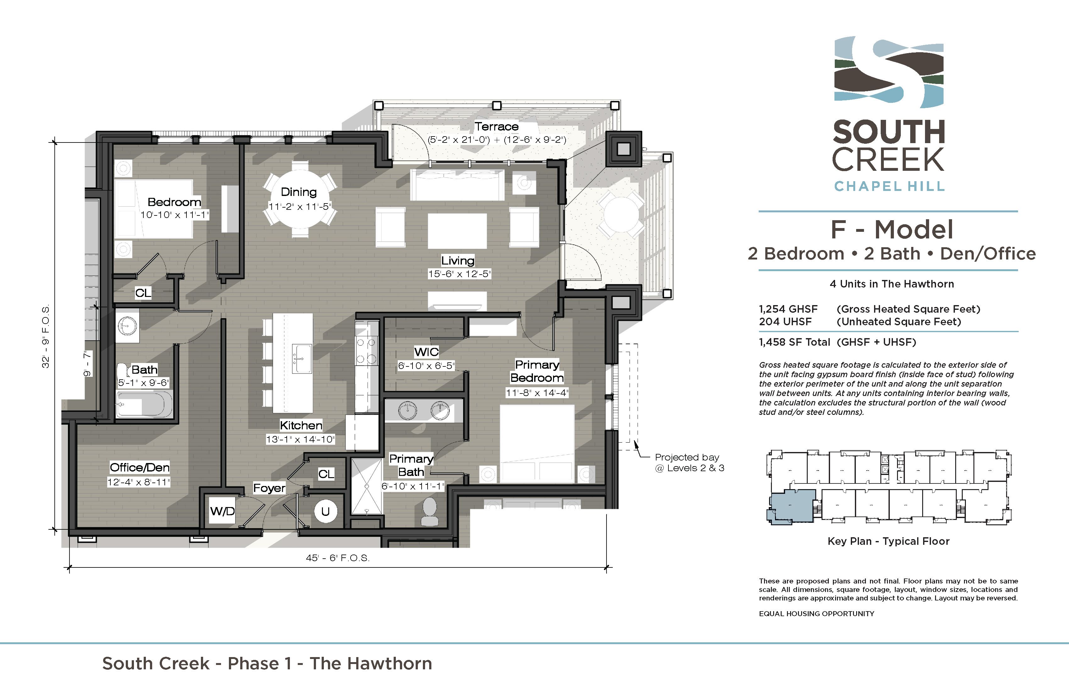 F Model (The Hawthorn) Floor Plan