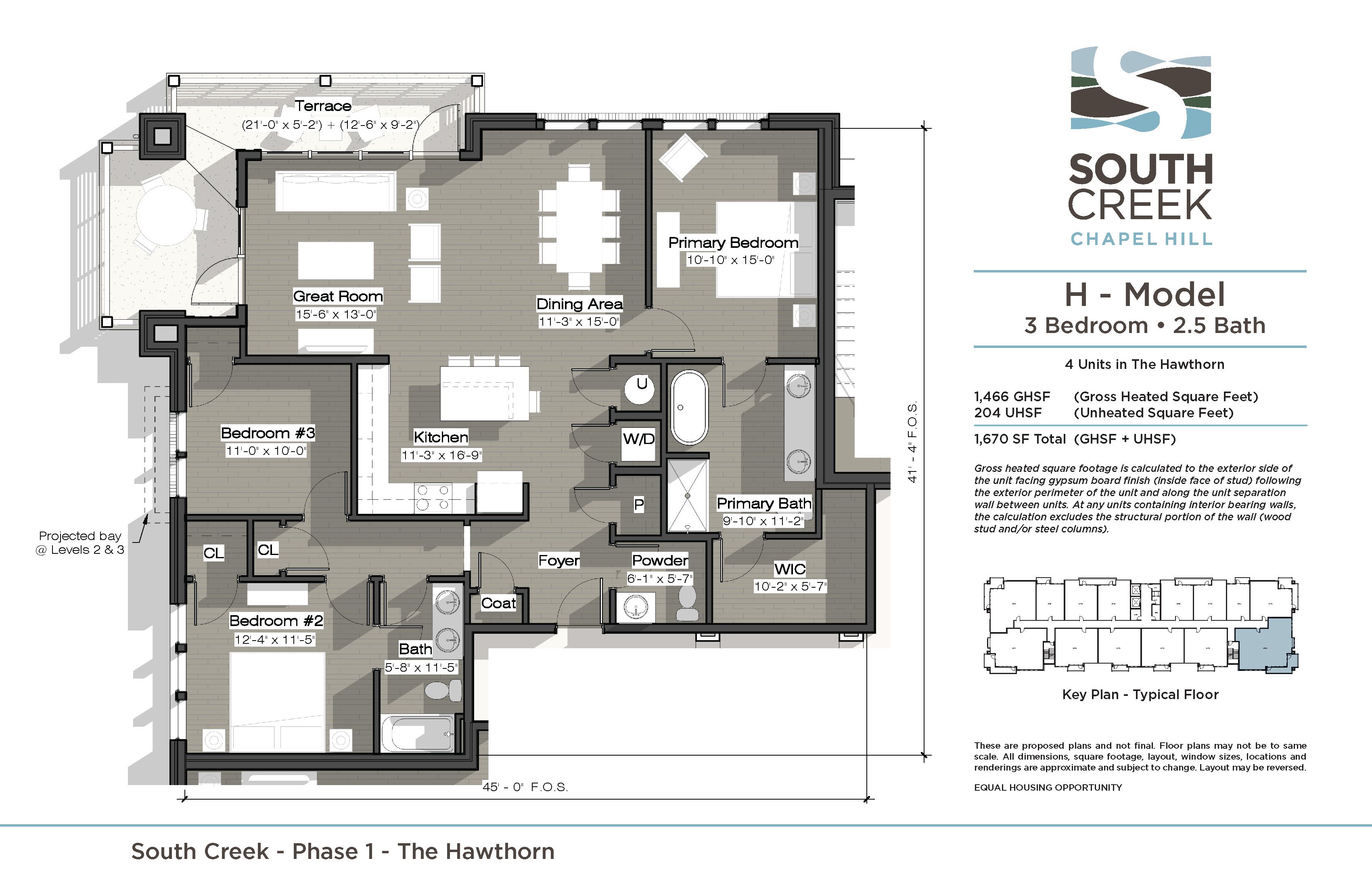 H Model (The Hawthorn) Floor Plan