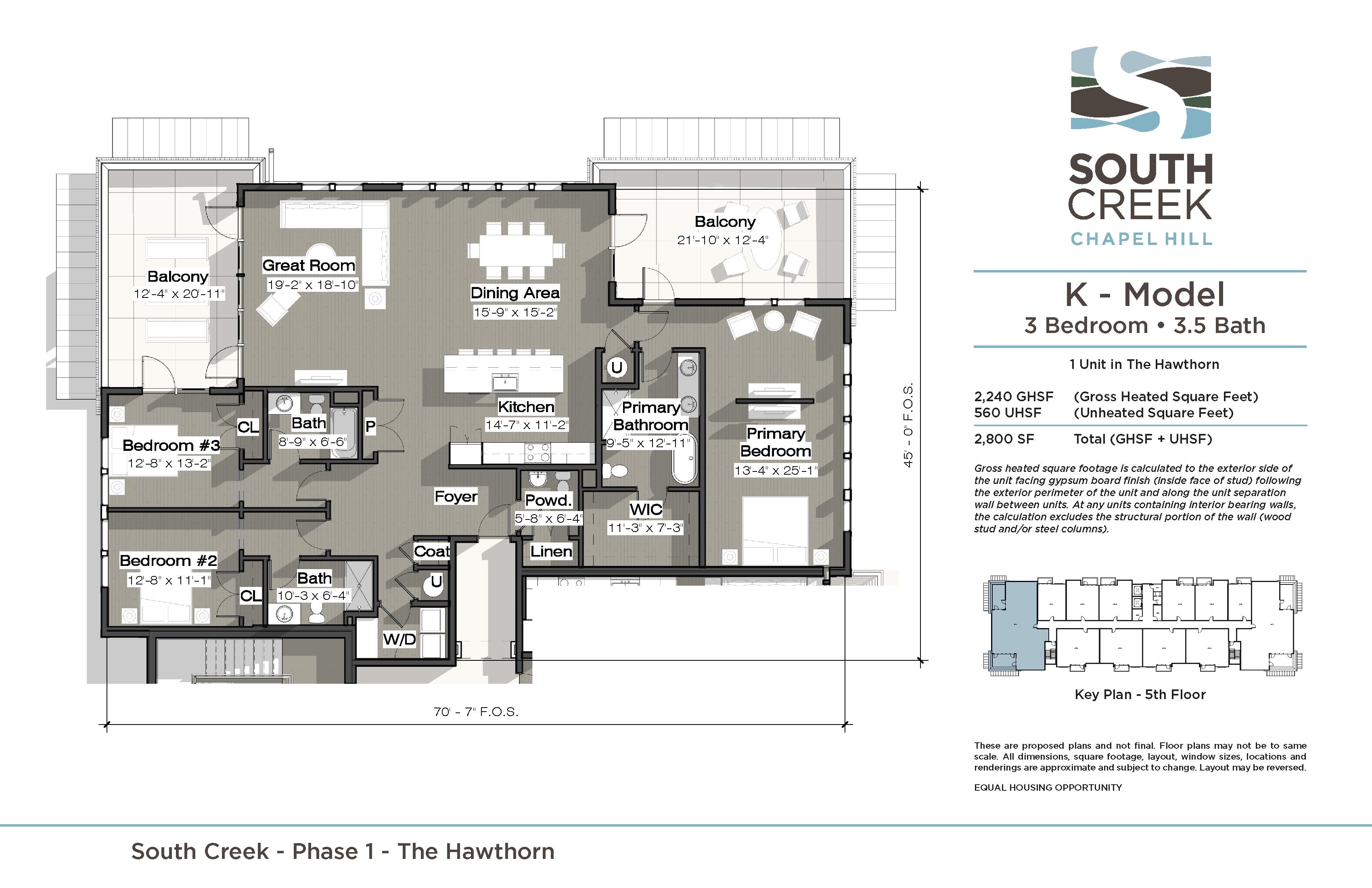 K Model (The Hawthorn) Floor Plan