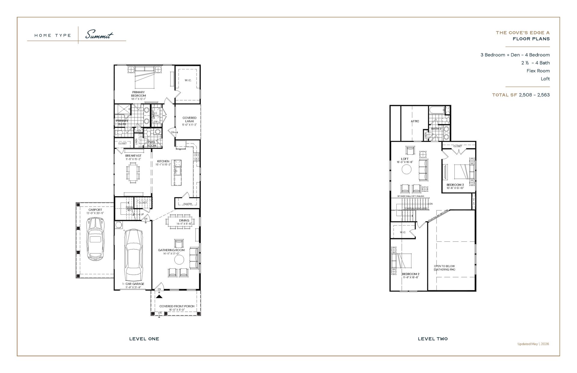 The Cove's Edge Floor Plan