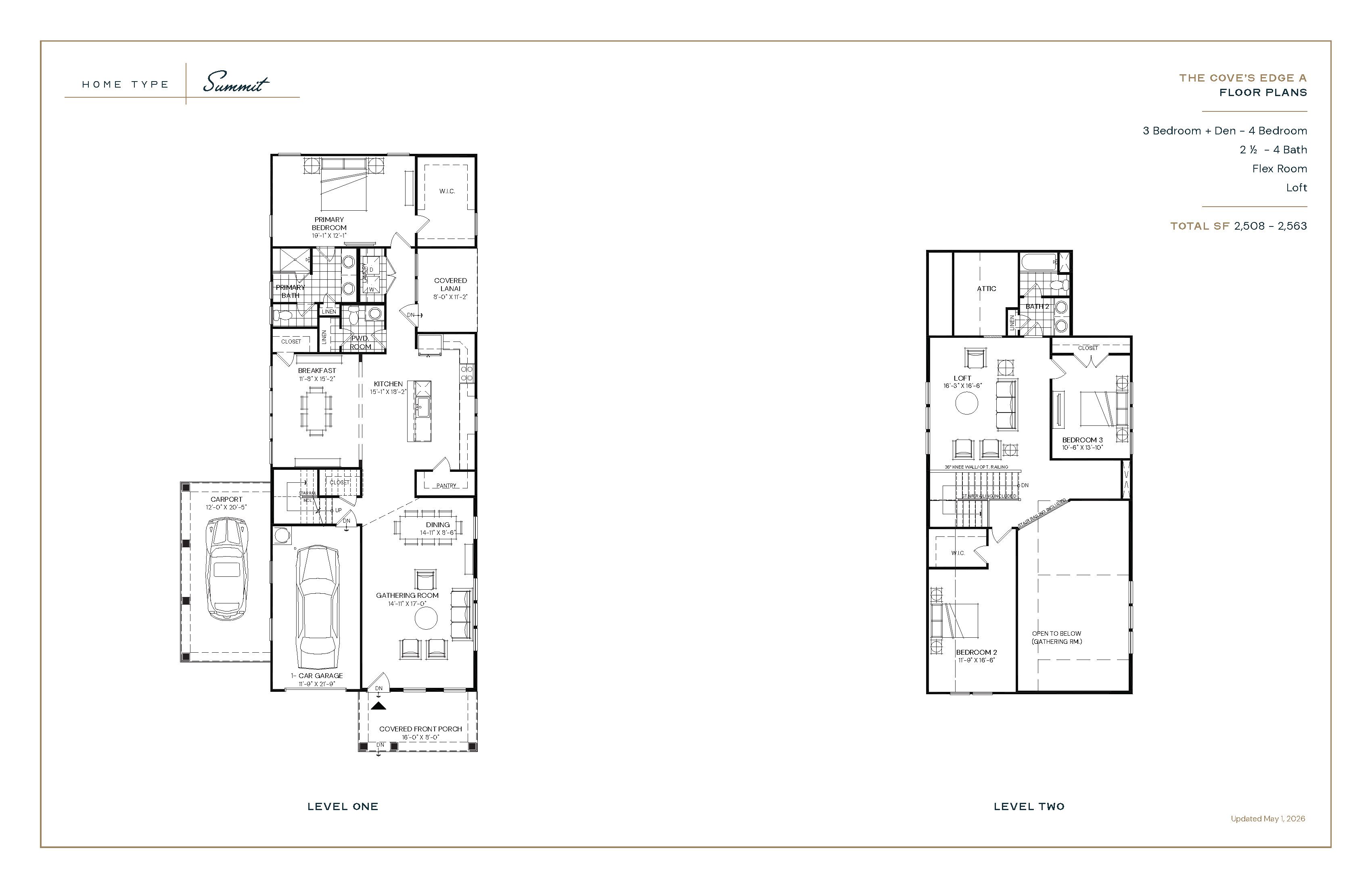 The Cove's Edge Floor Plan